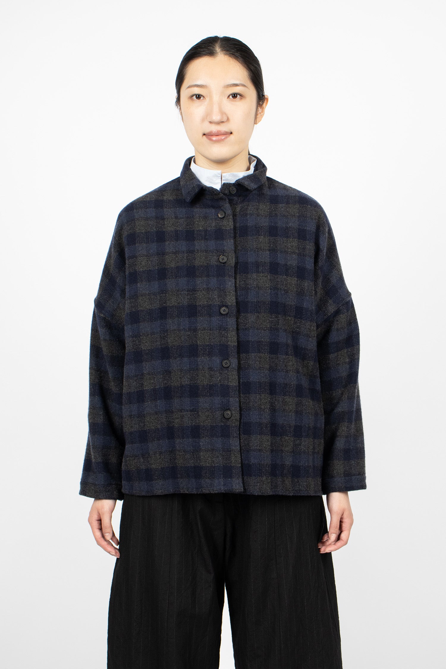 Tina Shirt Carbon Check
