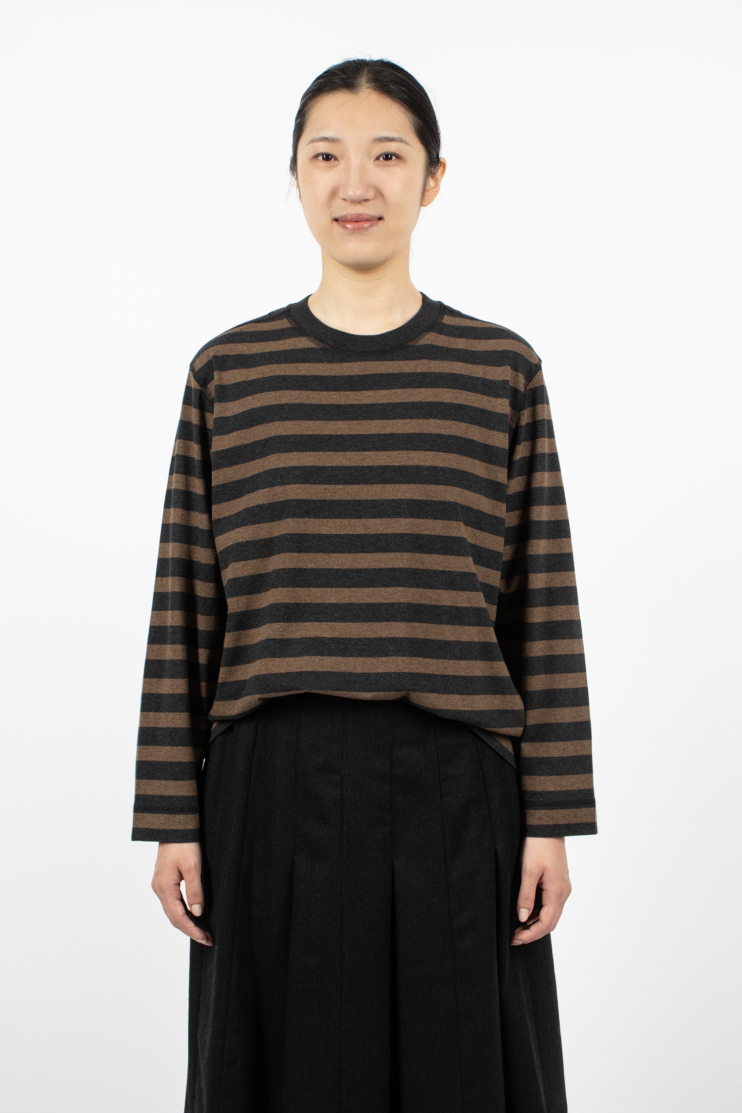Crew Neck Matelot Off Black/Bark
