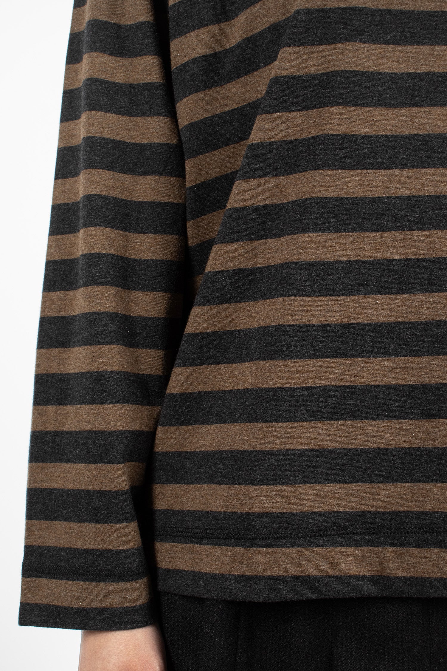 Crew Neck Matelot Off Black/Bark