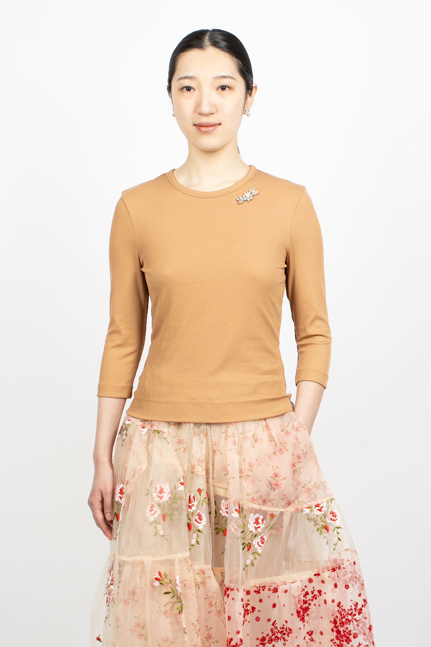 Underpinning Top Toffee/Pearl/Clear