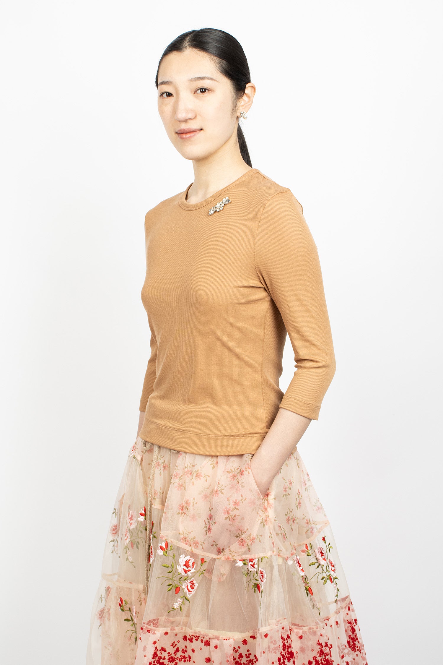 Underpinning Top Toffee/Pearl/Clear