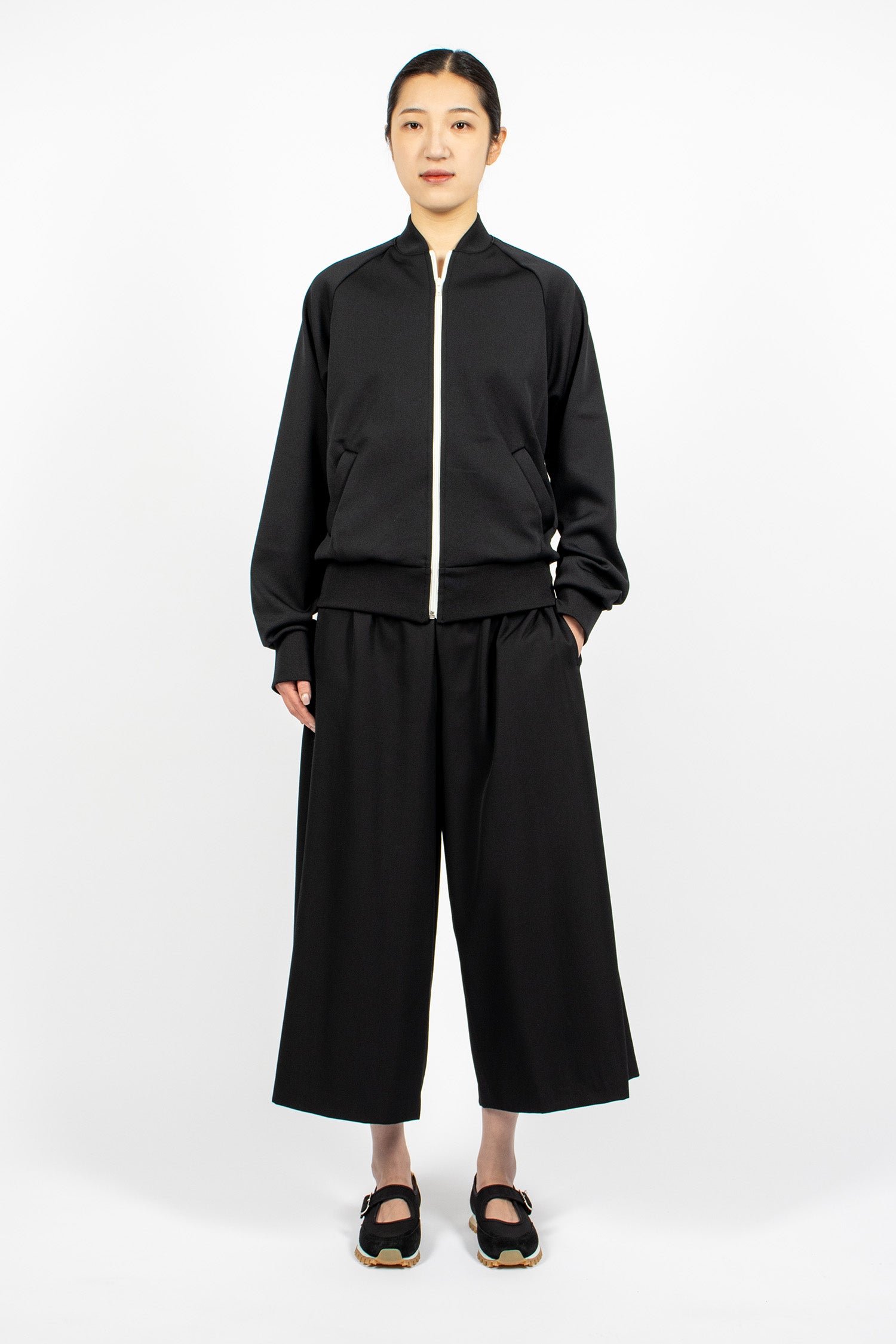Zip-Up Jacket Black
