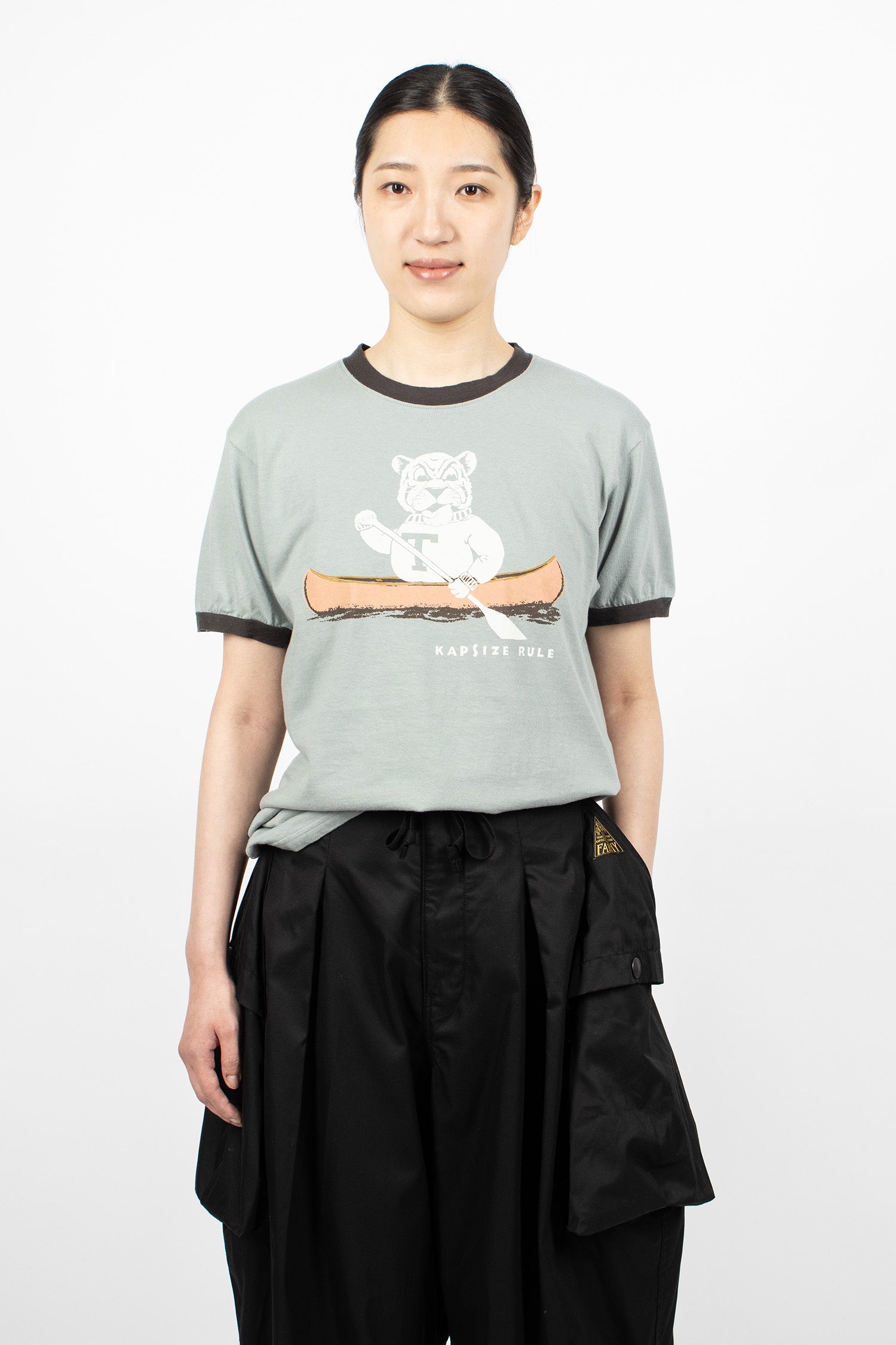 Jersey Ringer T-Shirt 'T' Tiger