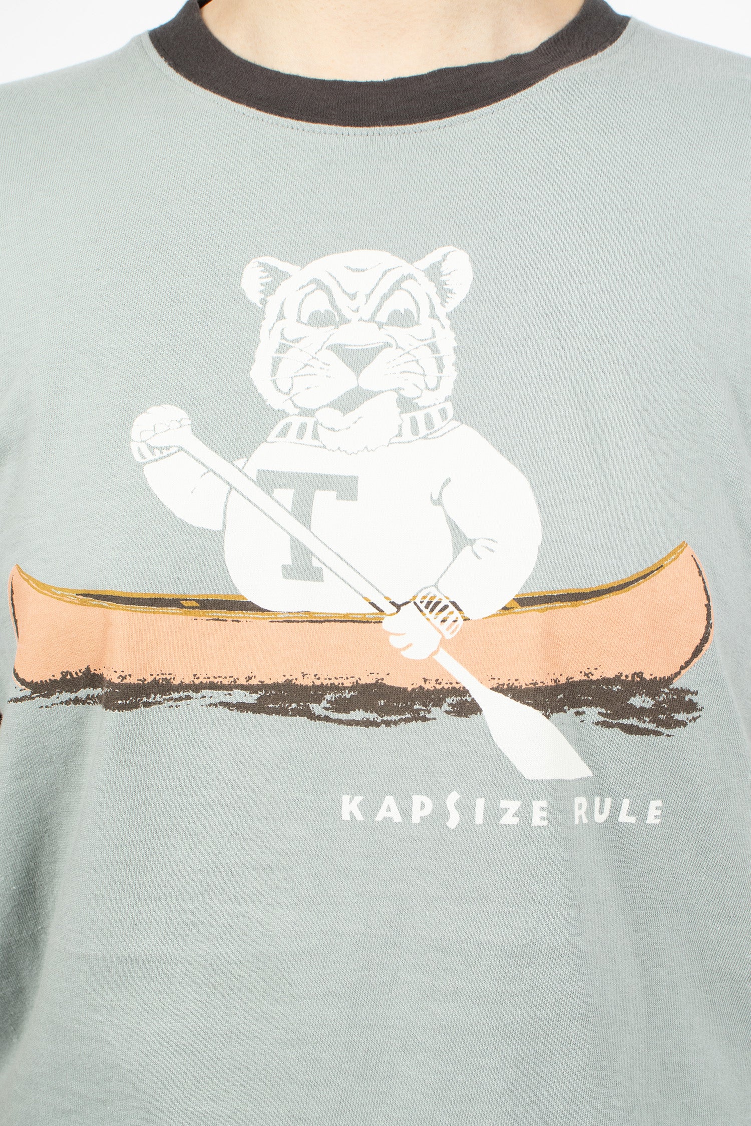 Jersey Ringer T-Shirt 'T' Tiger