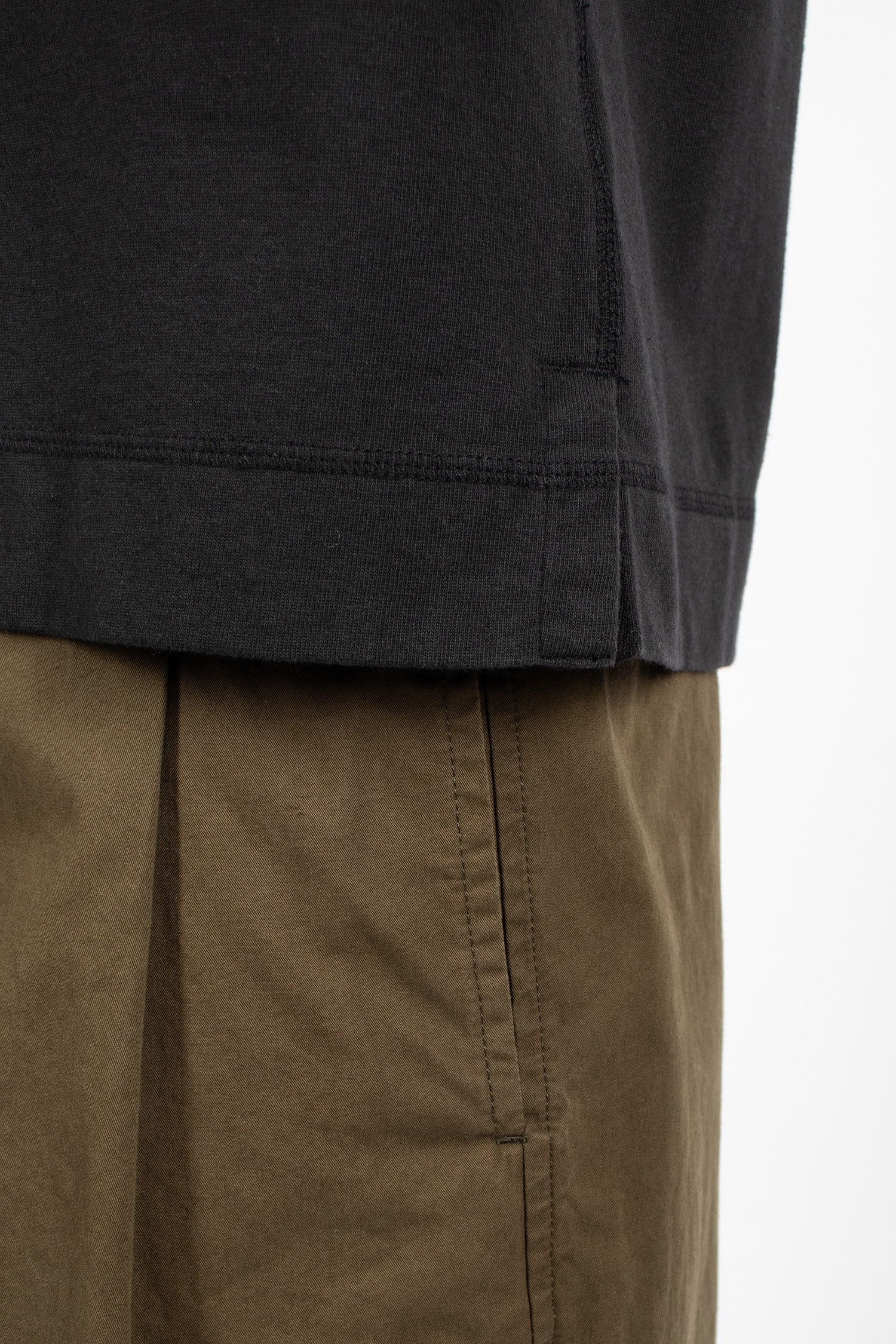 Cuffed T-Shirt Black/Rust