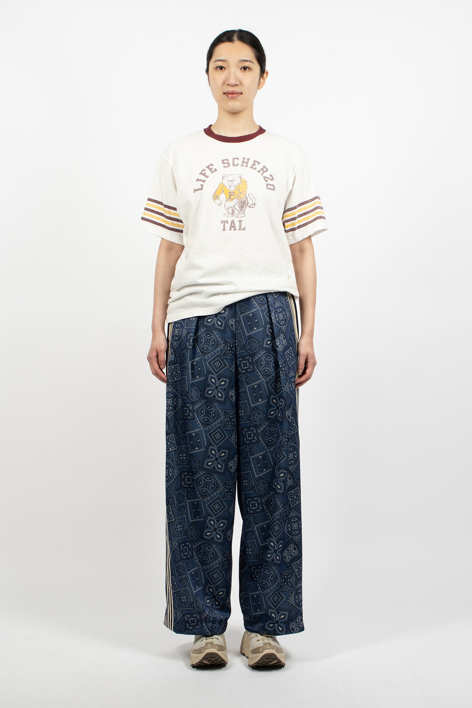 Jersey Ringer T-Shirt White/College Capital
