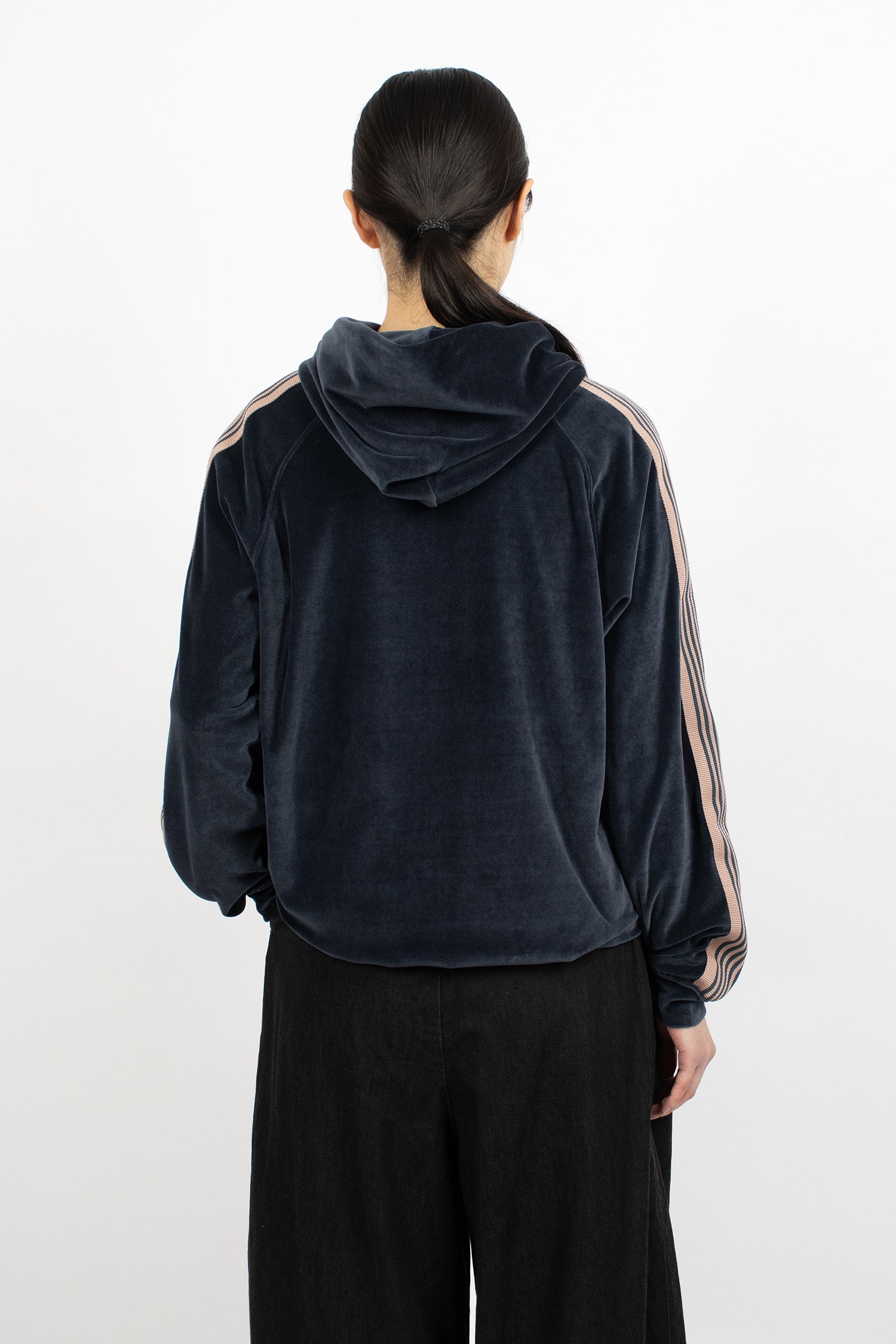 Track Hoody Steel Blue
