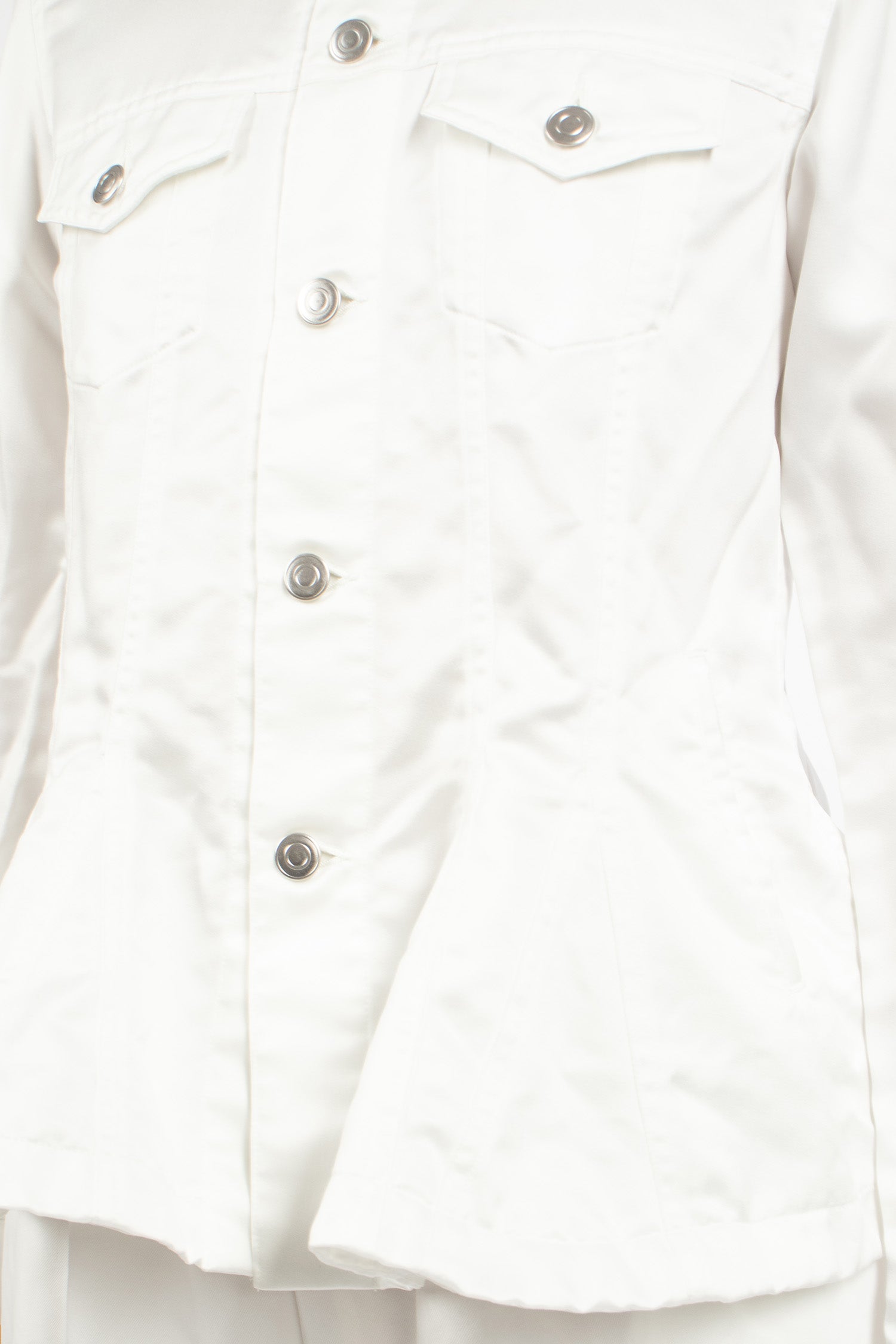 Satin Jacket White