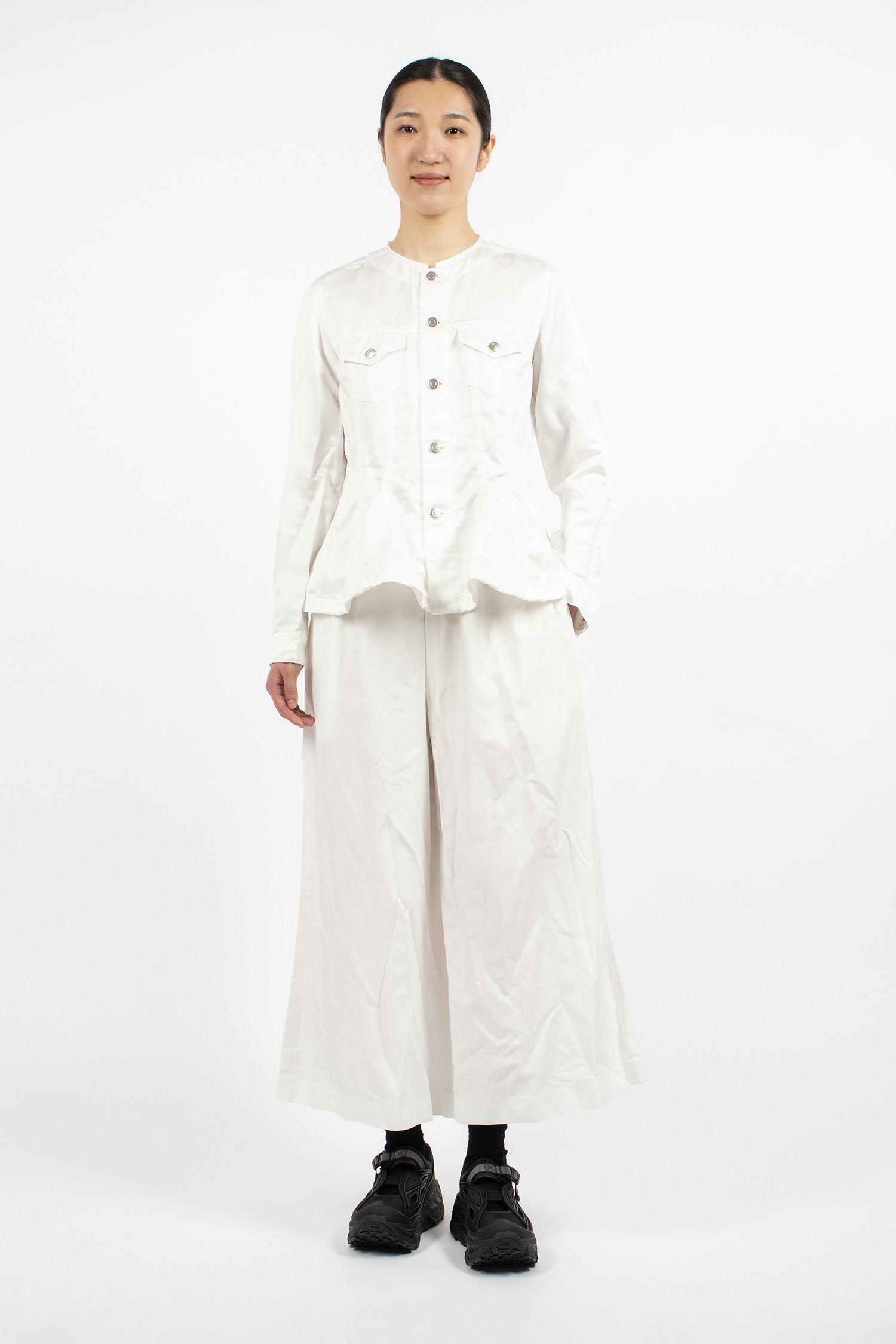 Satin Jacket White