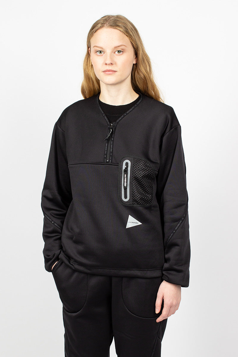 Light Fleece Pullover Black