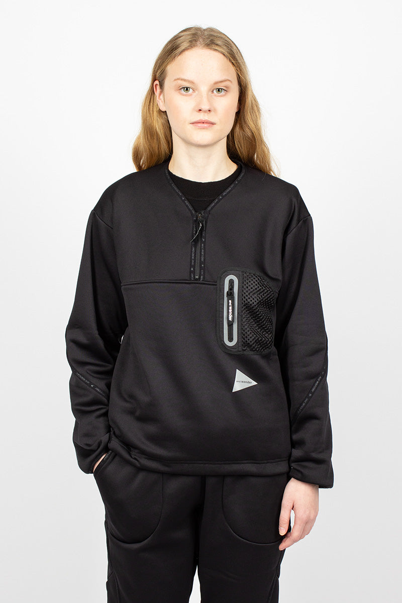 Light Fleece Pullover Black