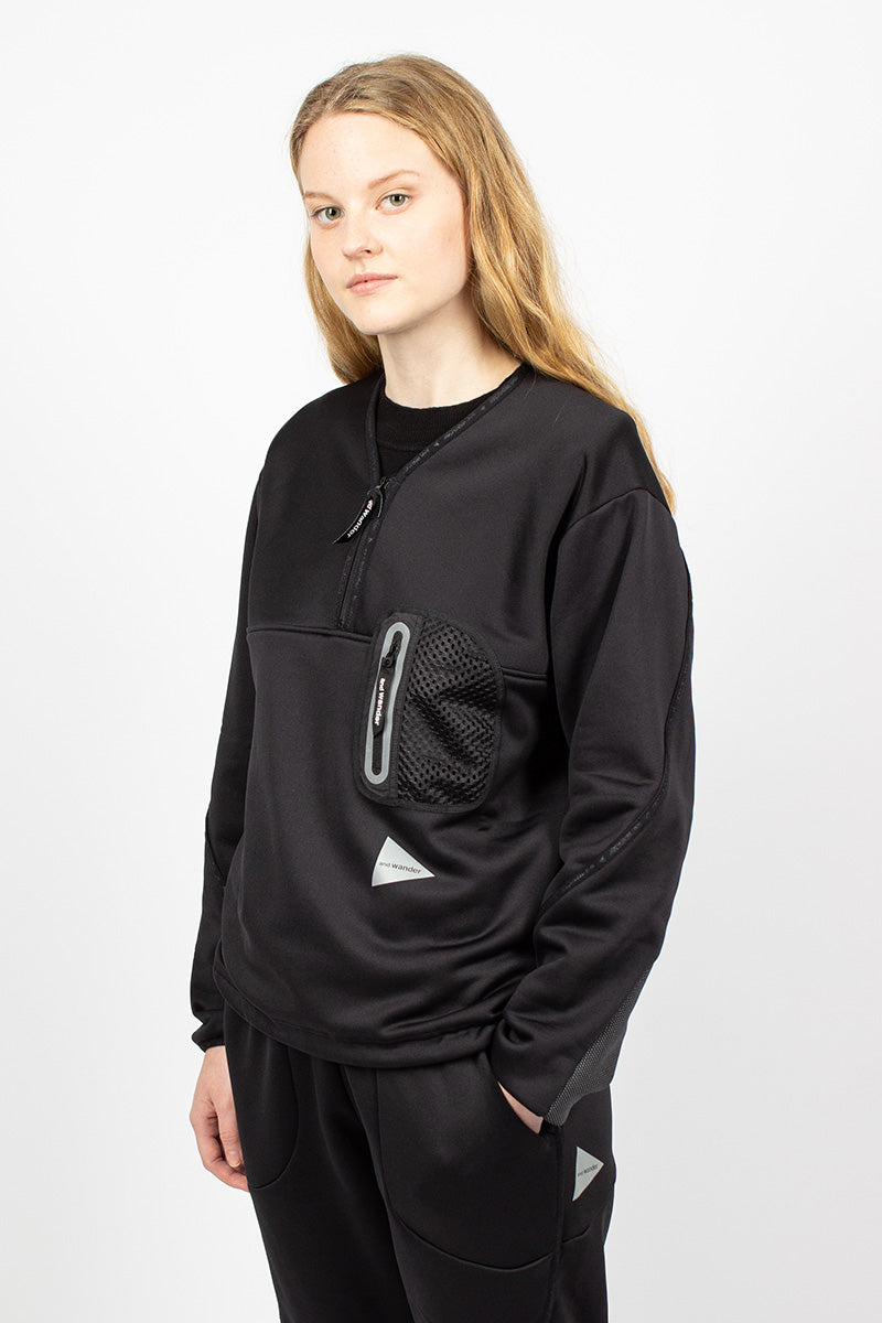 Light Fleece Pullover Black