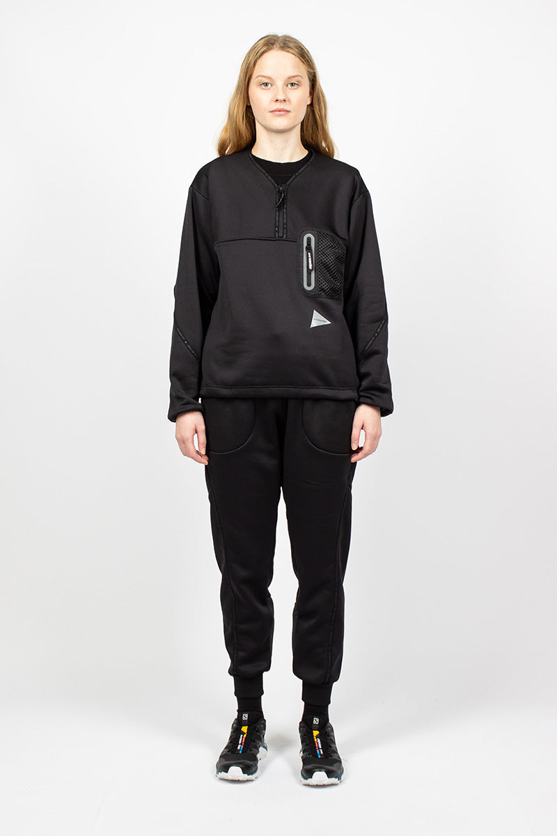 Light Fleece Pullover Black