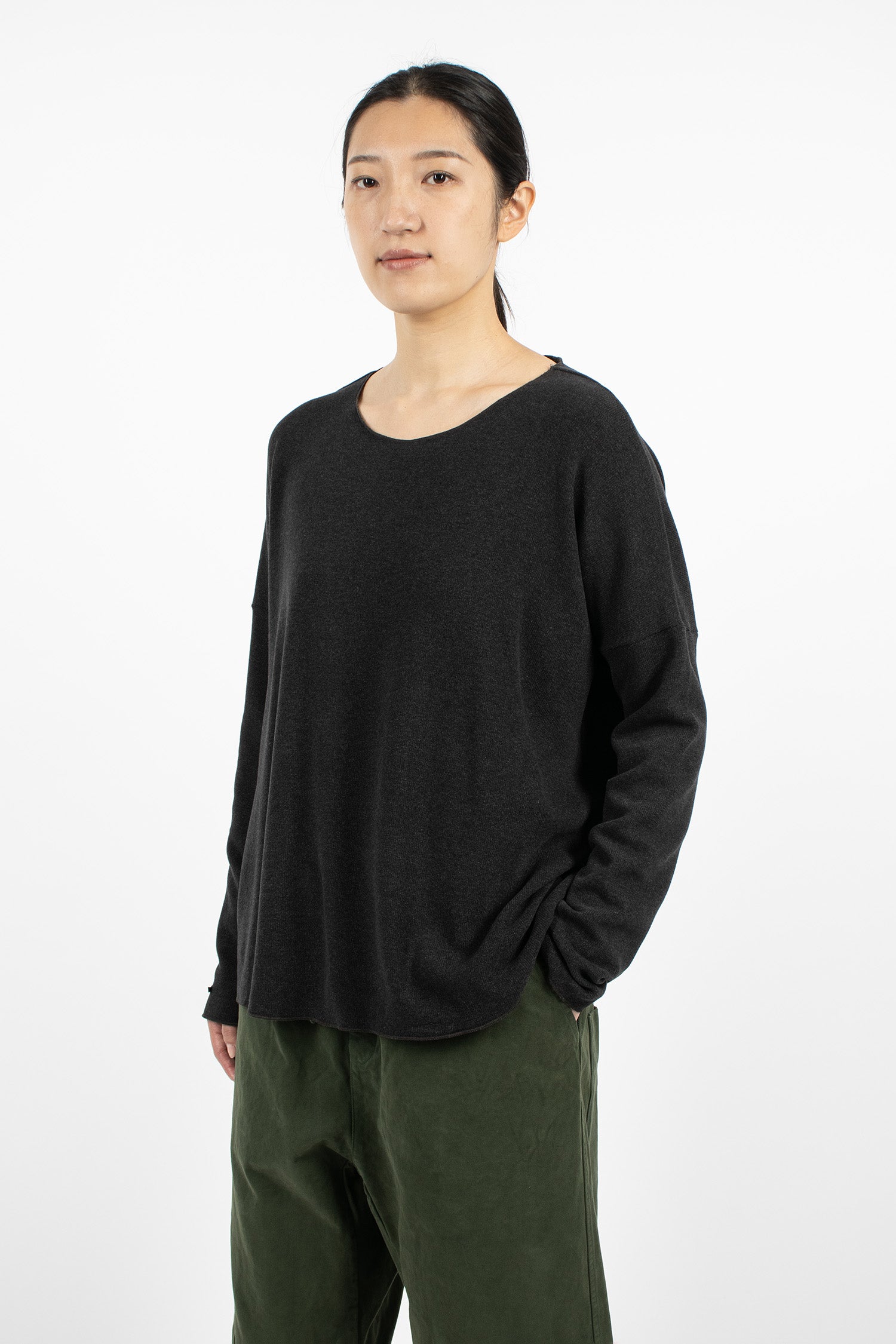 UP#40260 Upcycled Jumper Charcoal