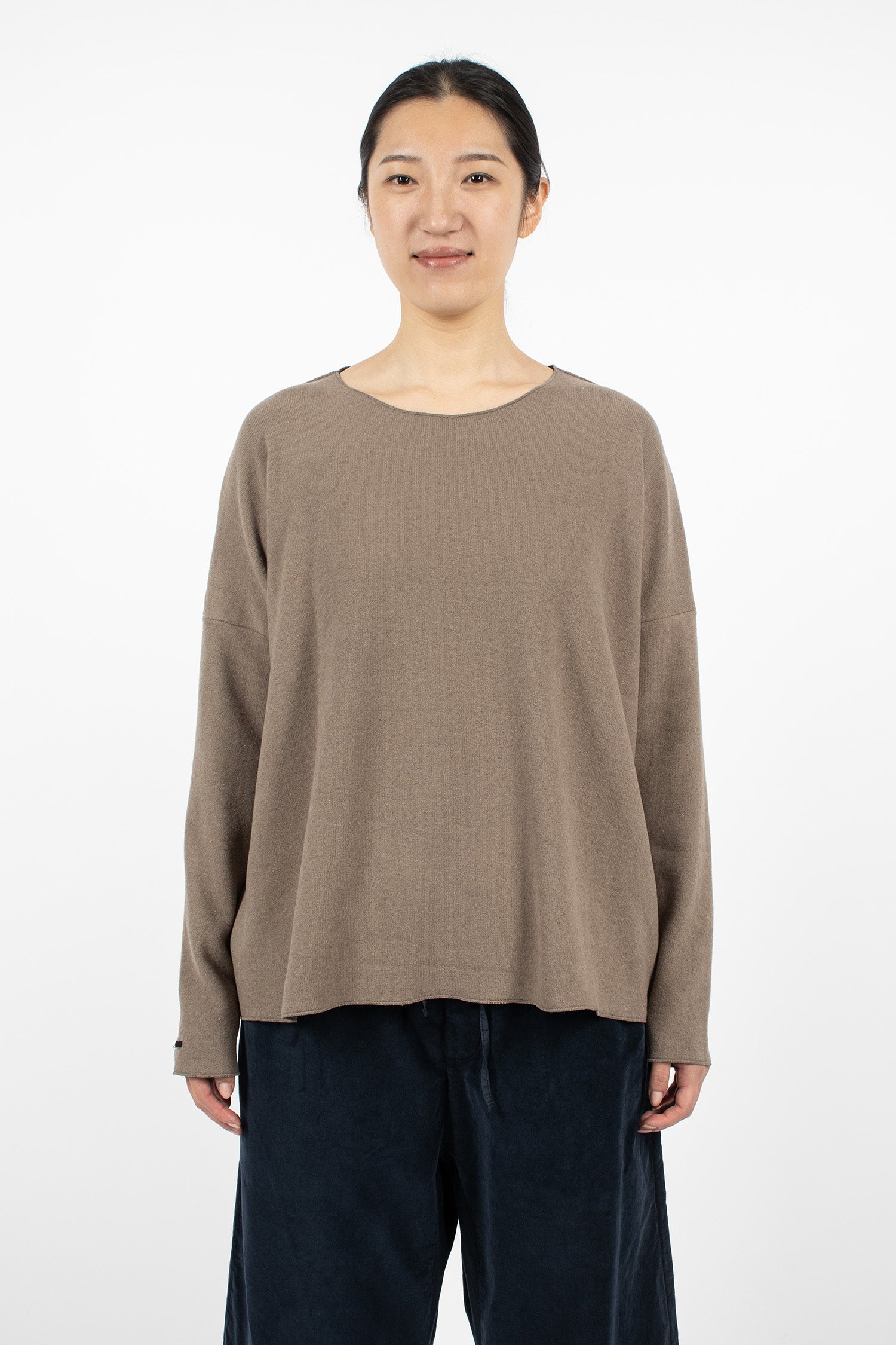 UP#40260 Upcycled Jumper Taupe