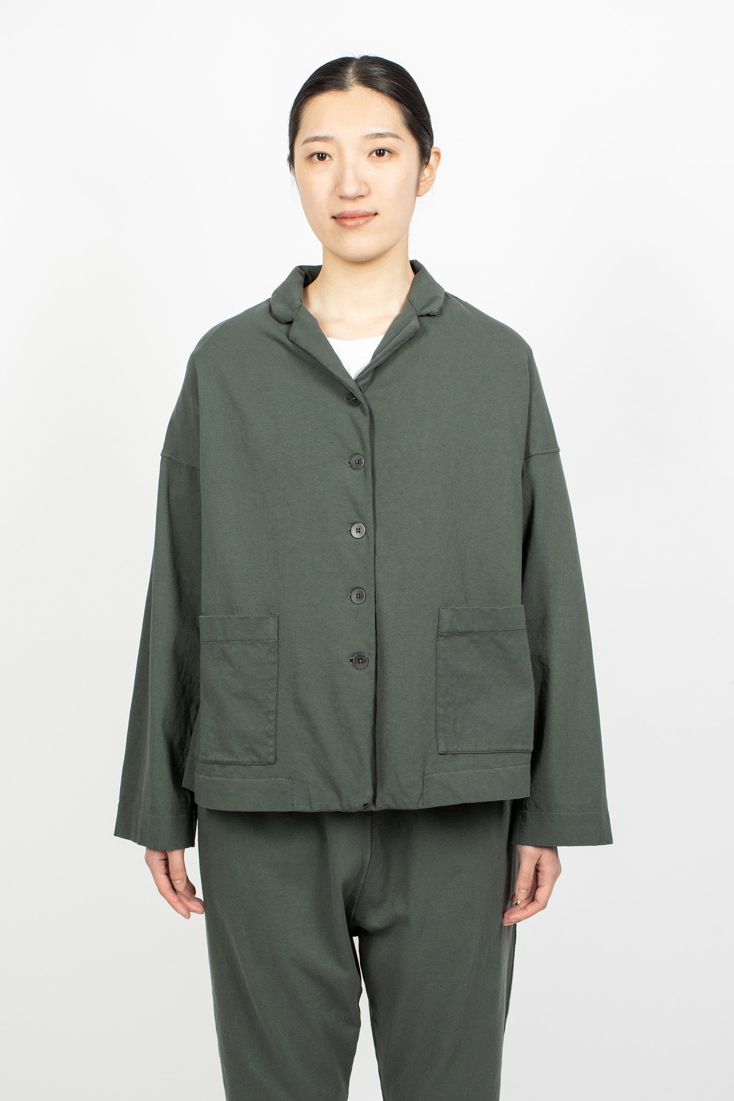 4273 Loose Blazer HC Thyme