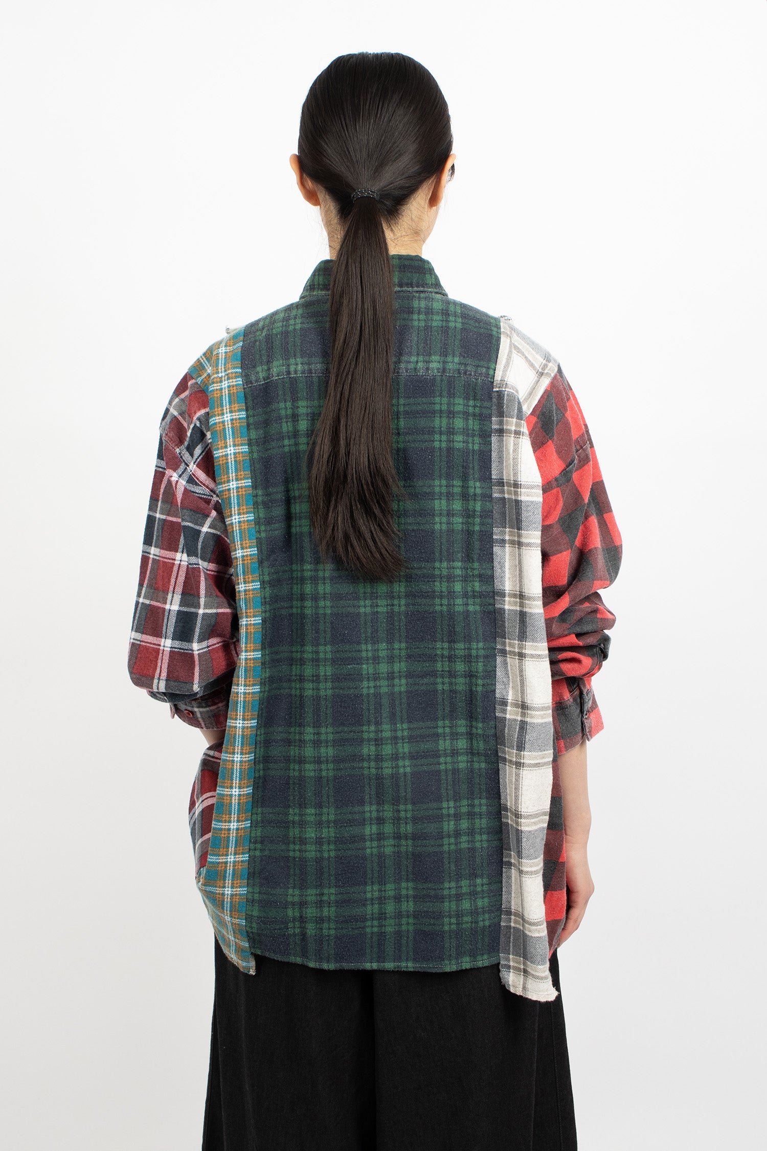 Rebuild 5 Cut Frill Flannel Shirt Assorted 4