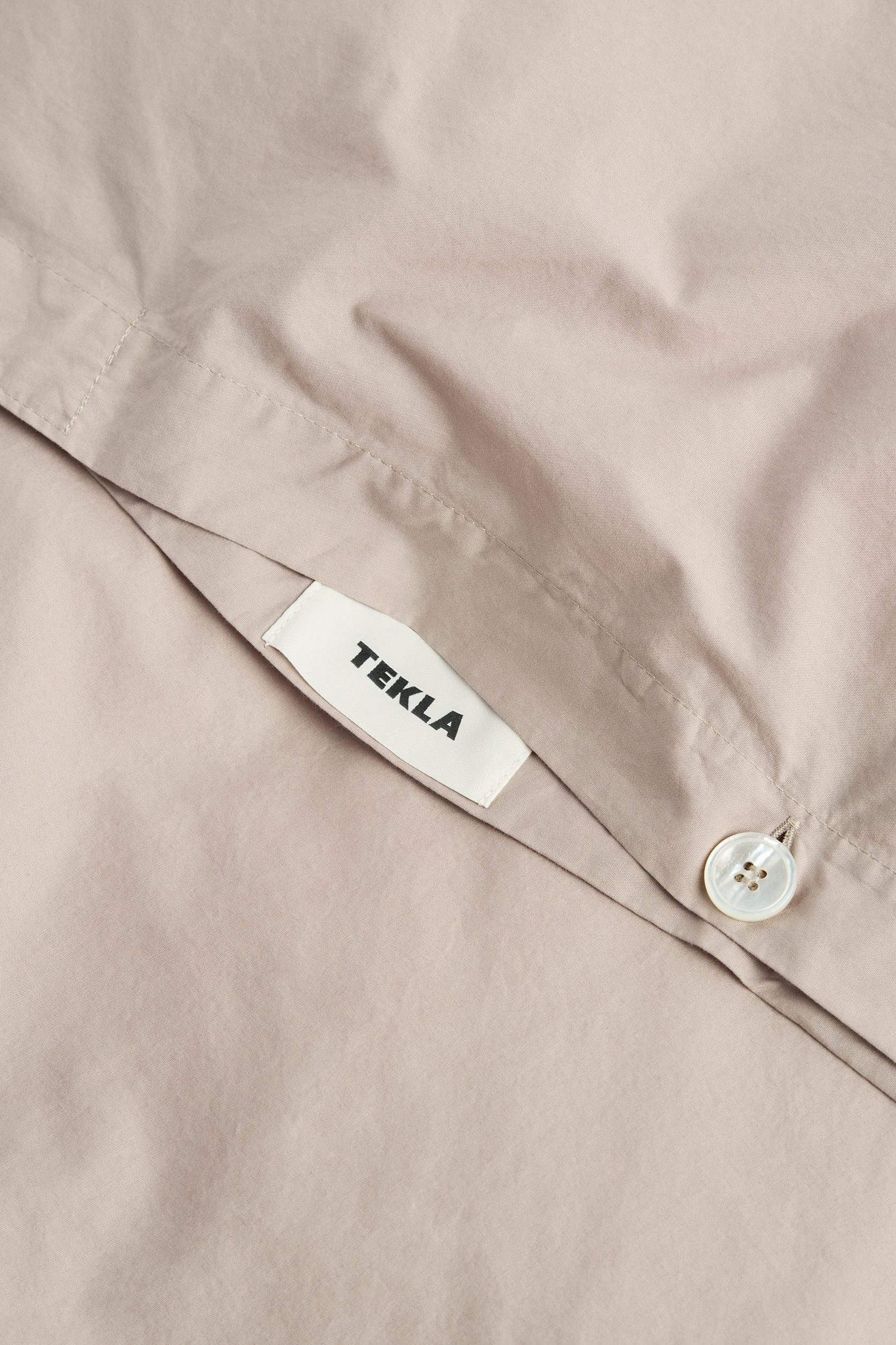 Percale Double Duvet Cover Clay
