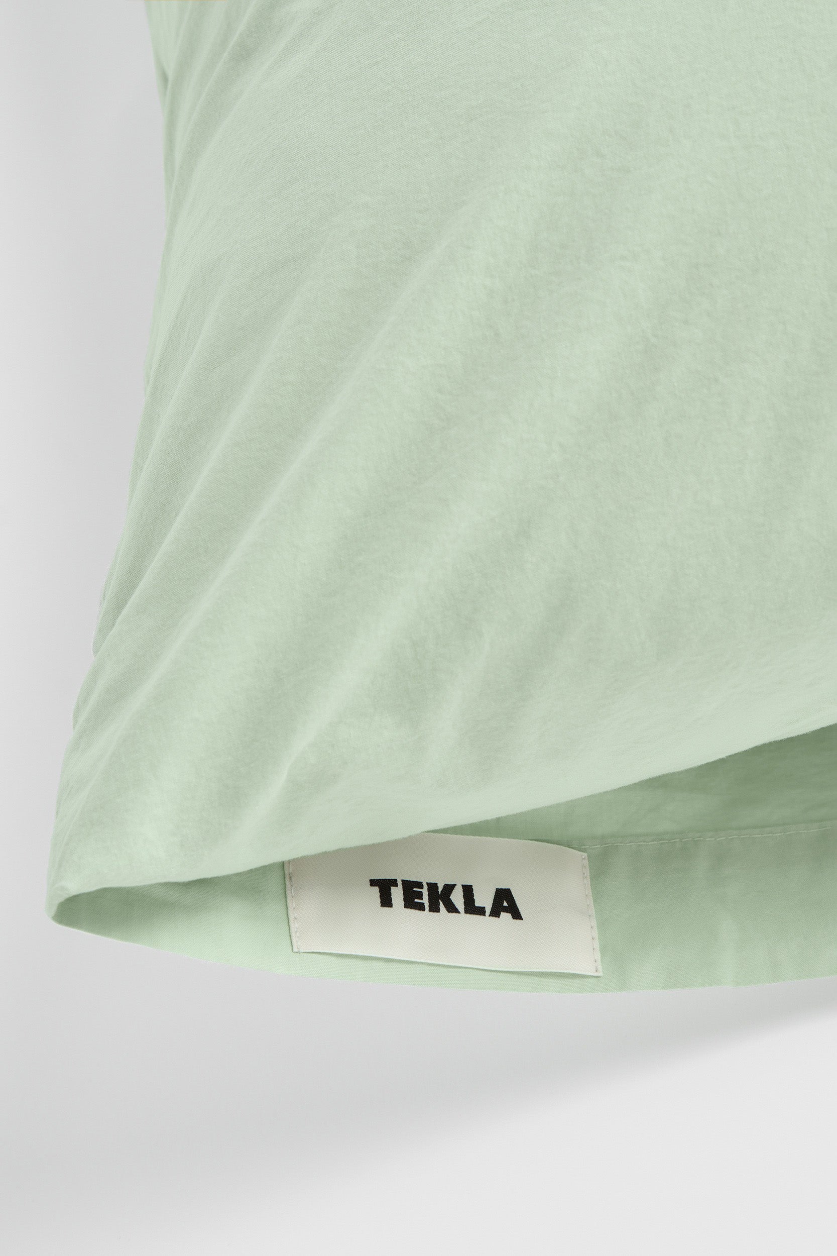 Percale Pillowcase Powder Green