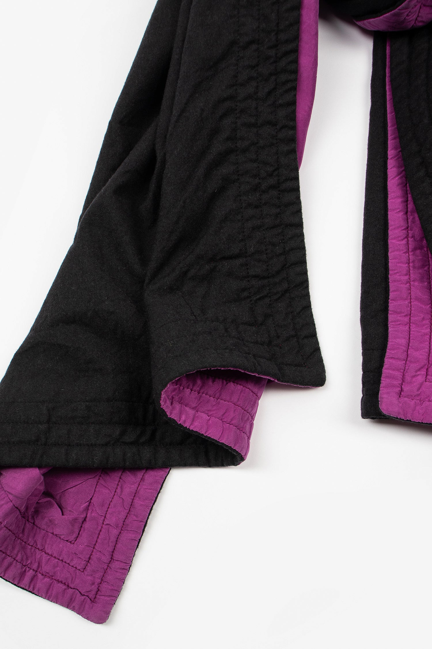 Bella Double Faced Scarf Black/Pink