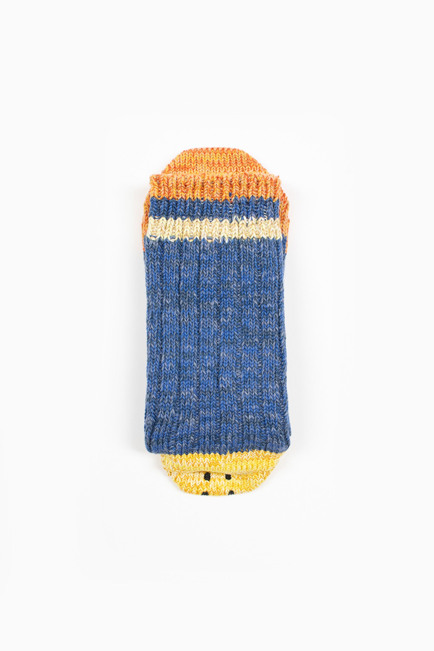 EK-1364XS Ivy Rainbowy Happy Heel Socks Blue