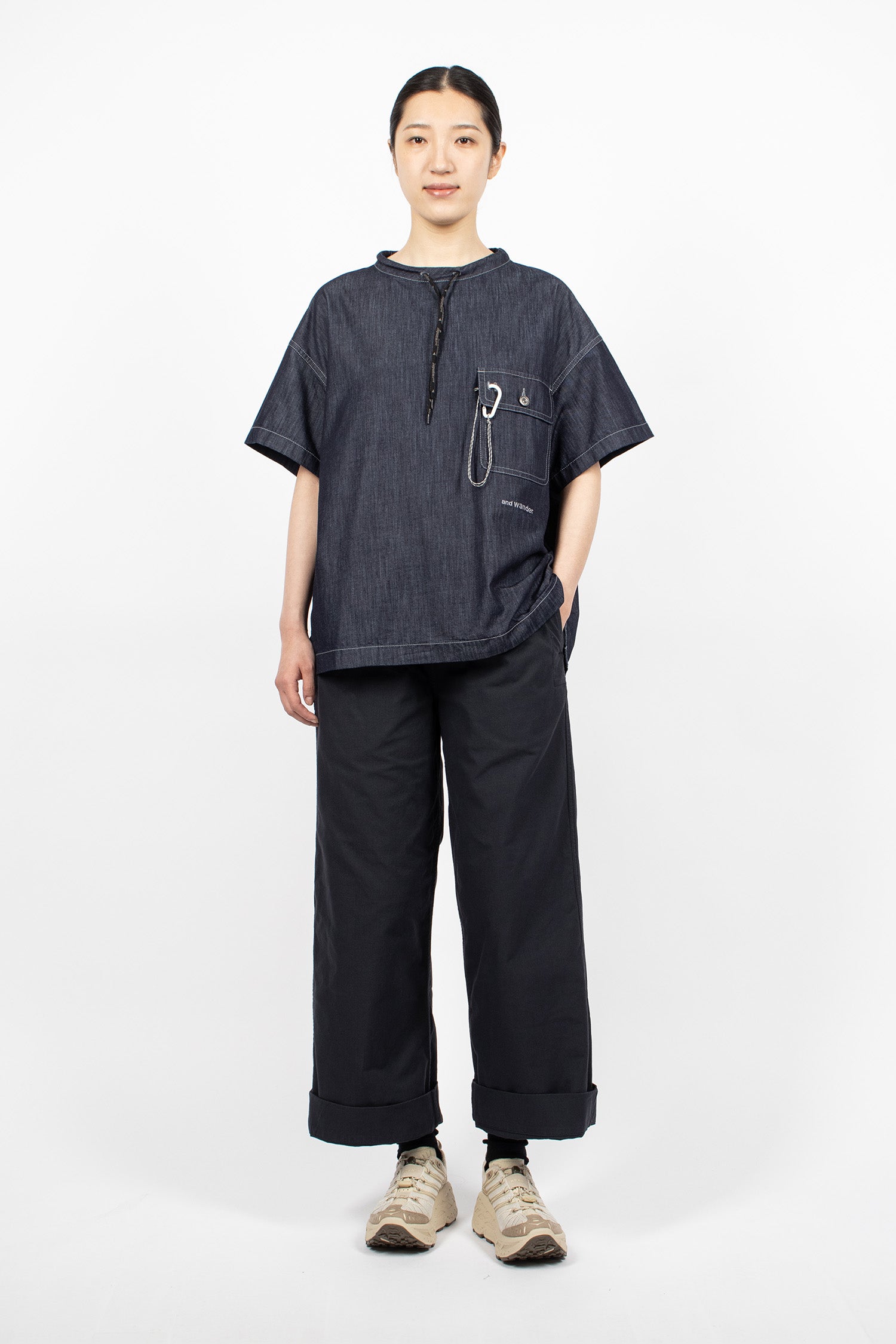 Dry Easy Denim T-Shirt Navy