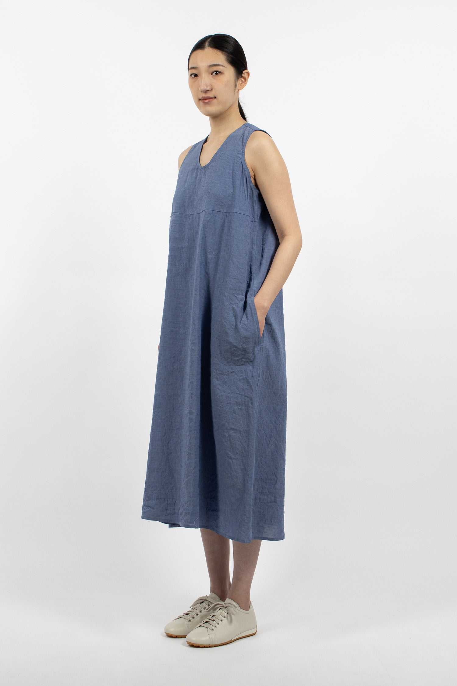 Doras Sleeveless Dress Blue Jeans