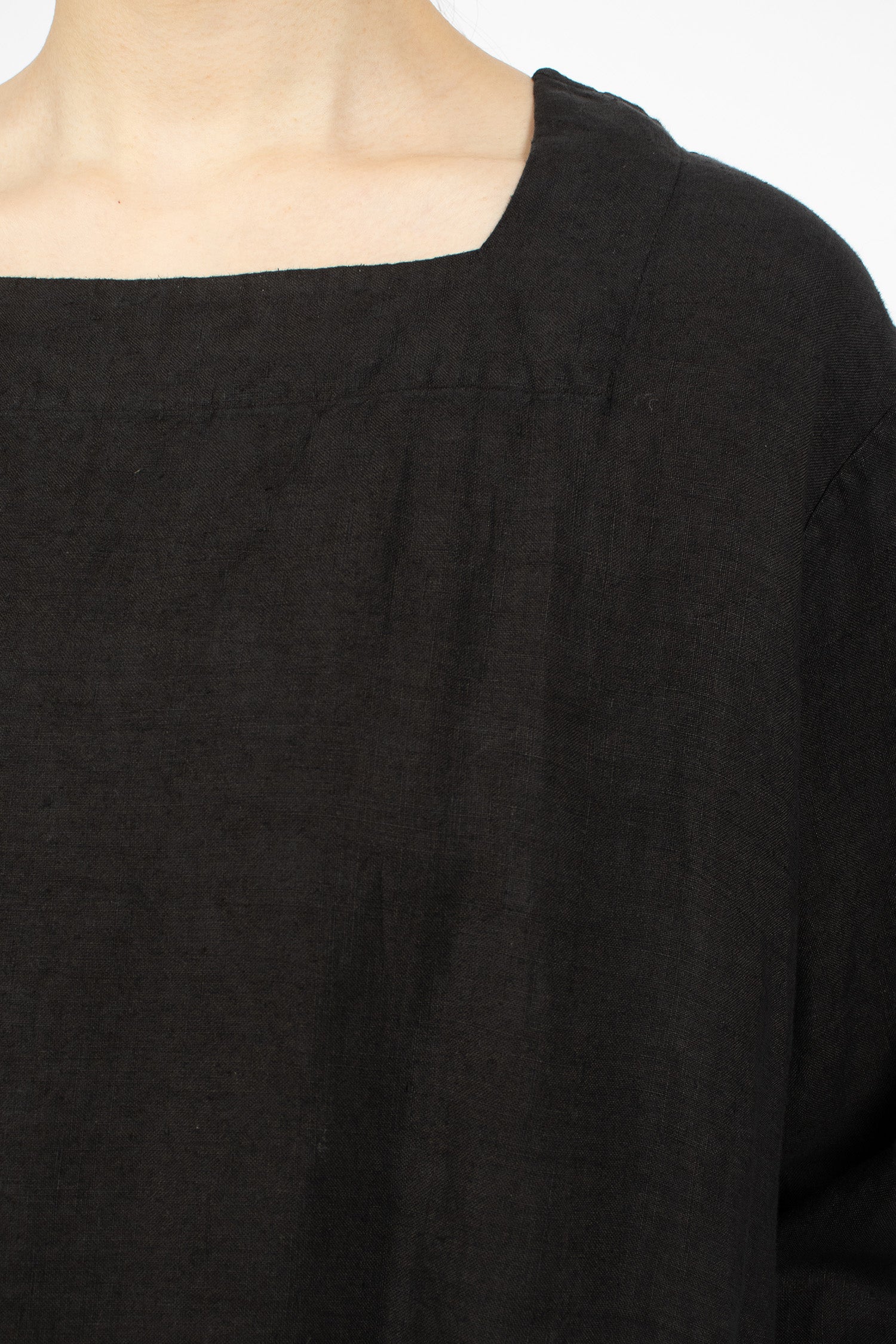 Juliet Linen Dress Black