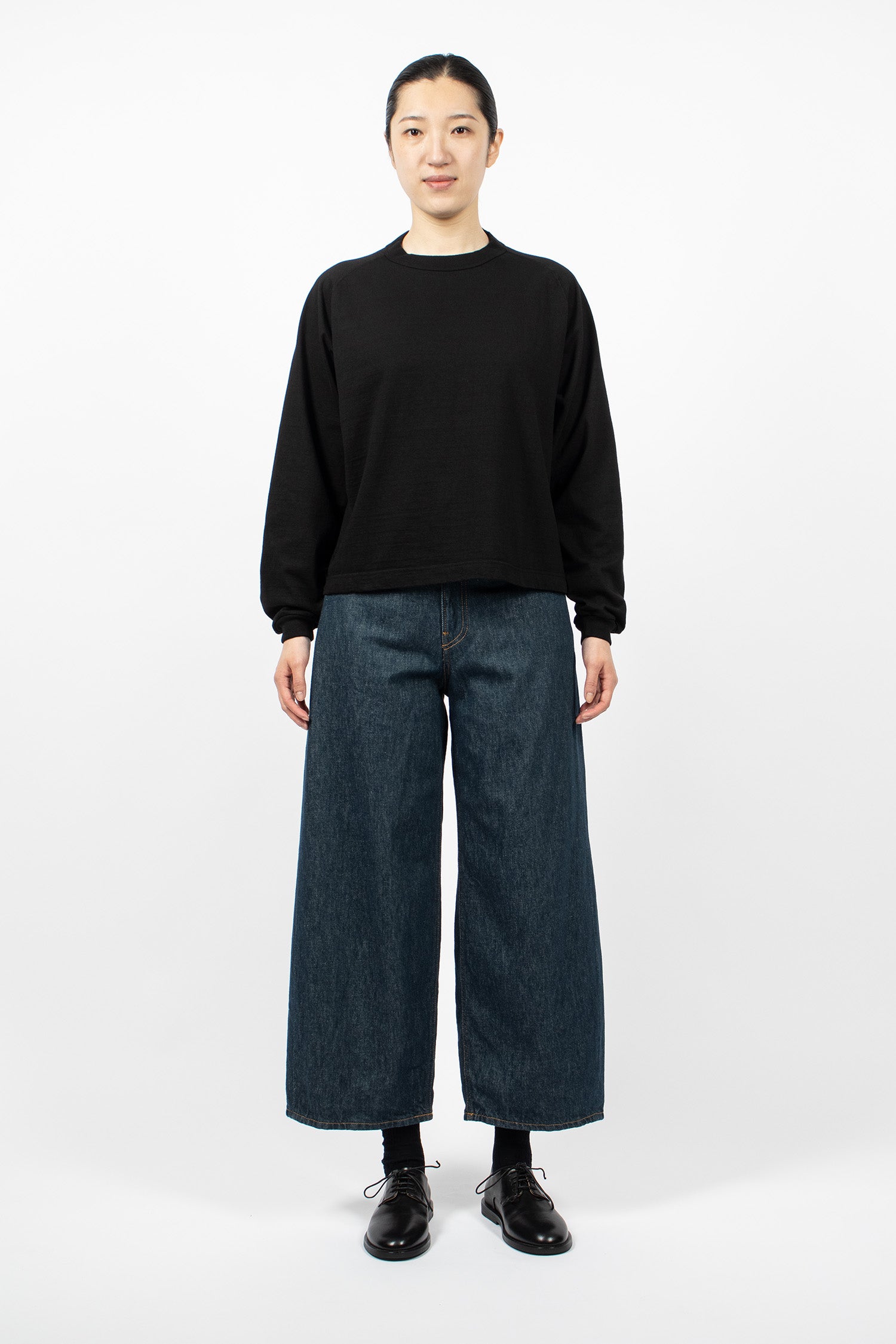 Cropped Roomy Jeans 70S Rinsed Raw