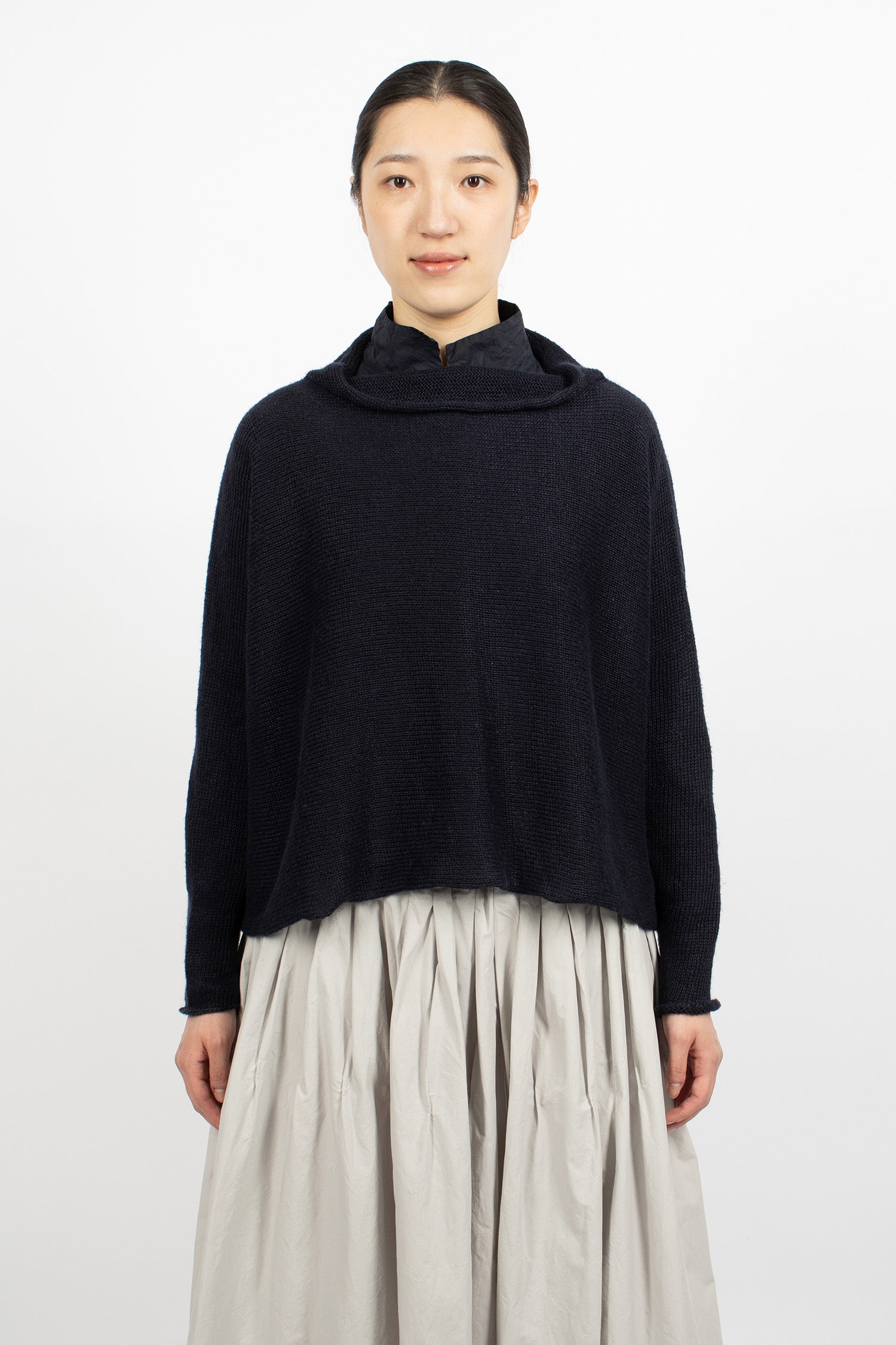 Hazel Linen Jumper Navy
