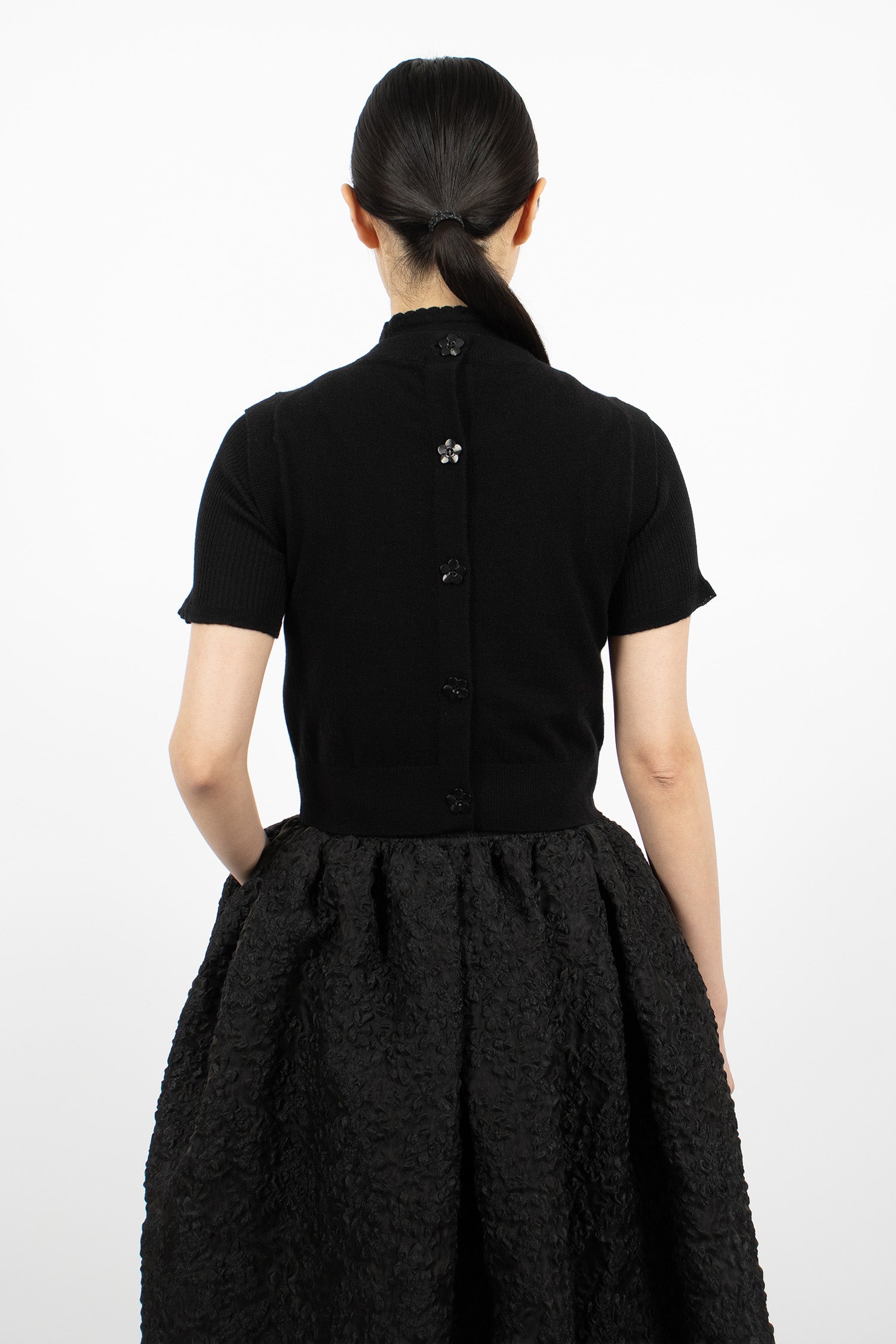 Dean Cashmere Vest Black