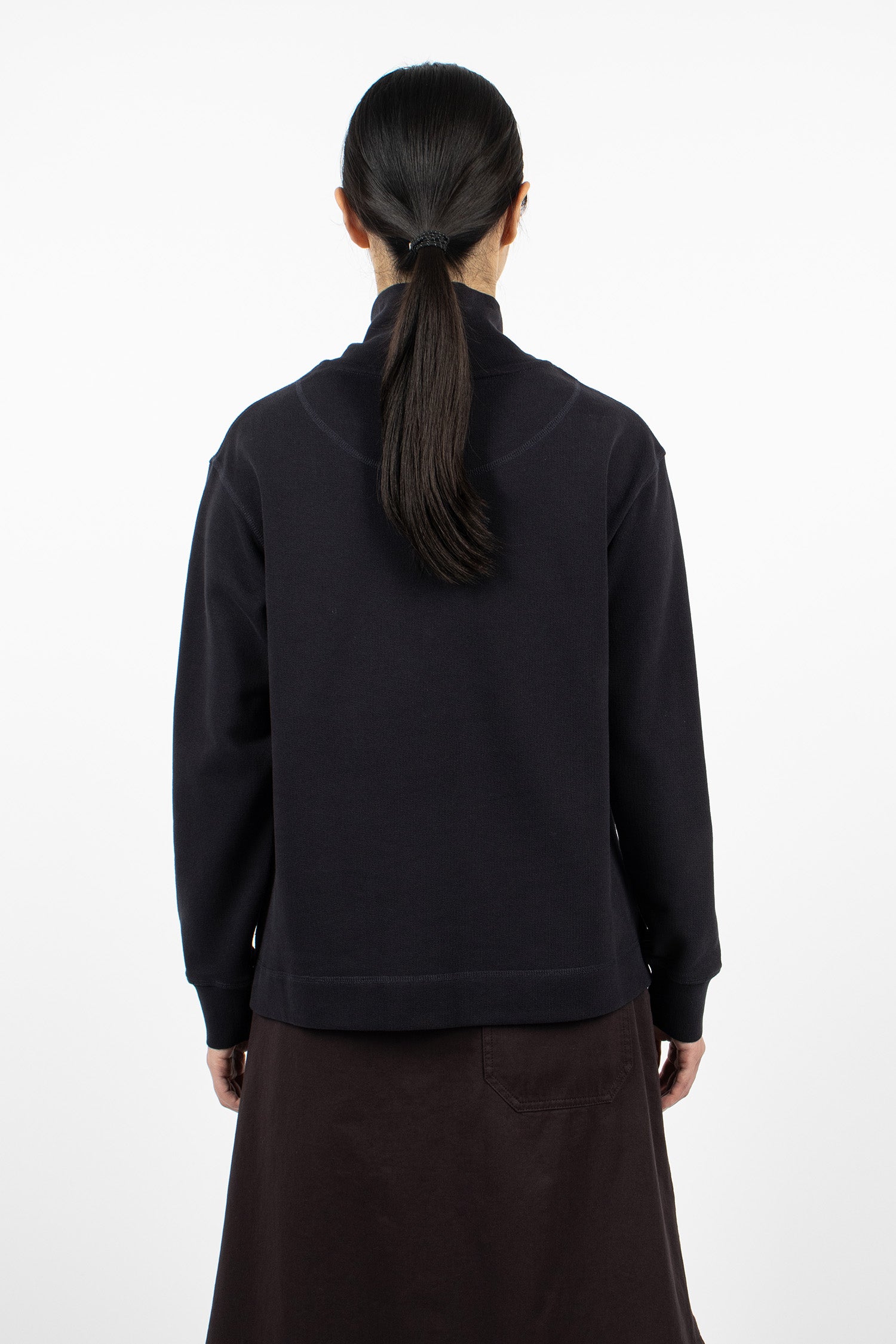 High Neck Sweatshirt Midnight