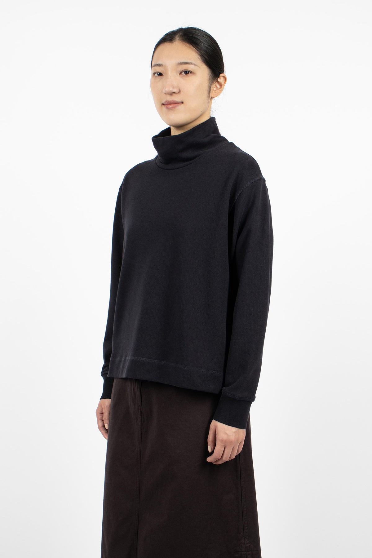High Neck Sweatshirt Midnight