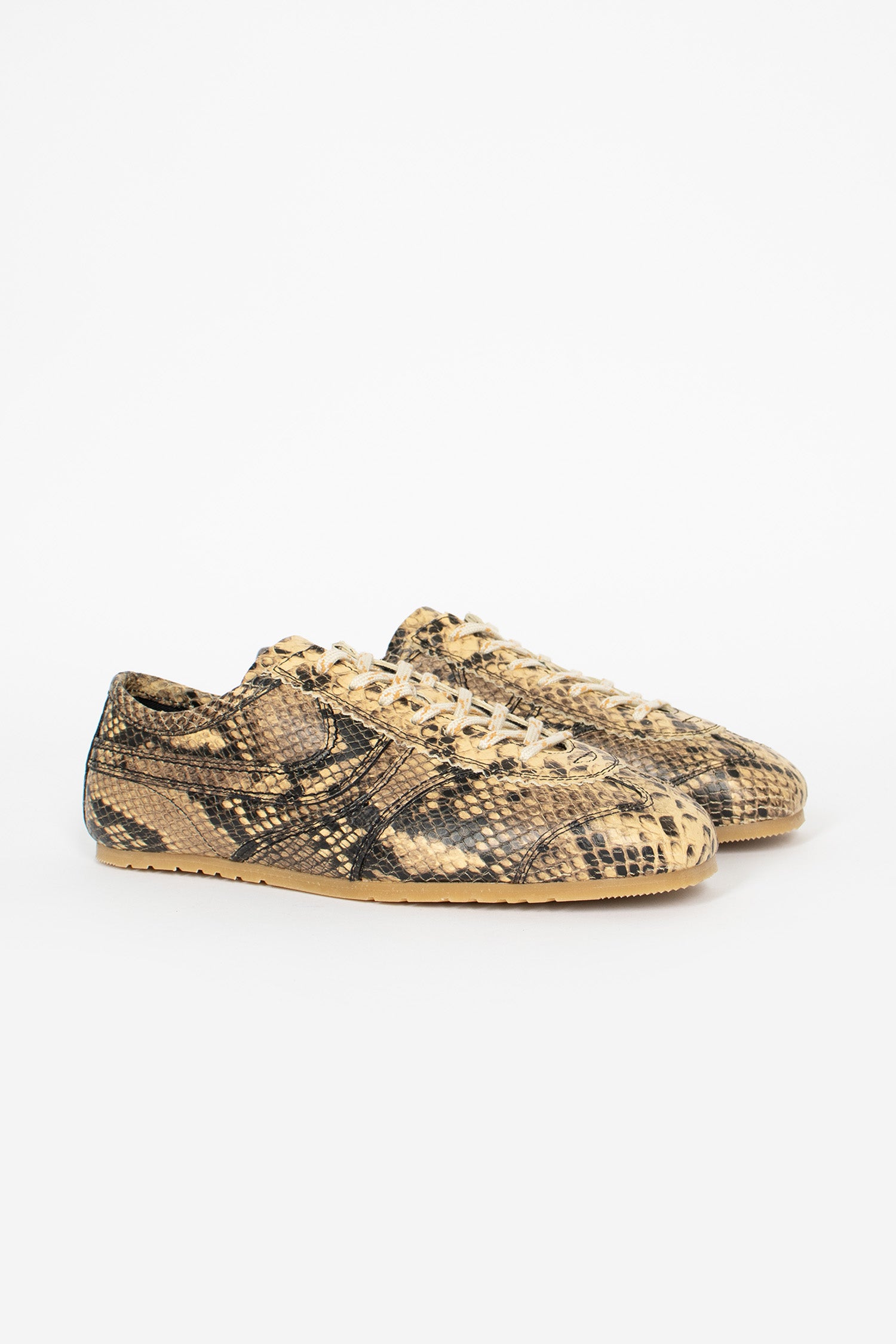 Marathon Leather Sneaker Beige