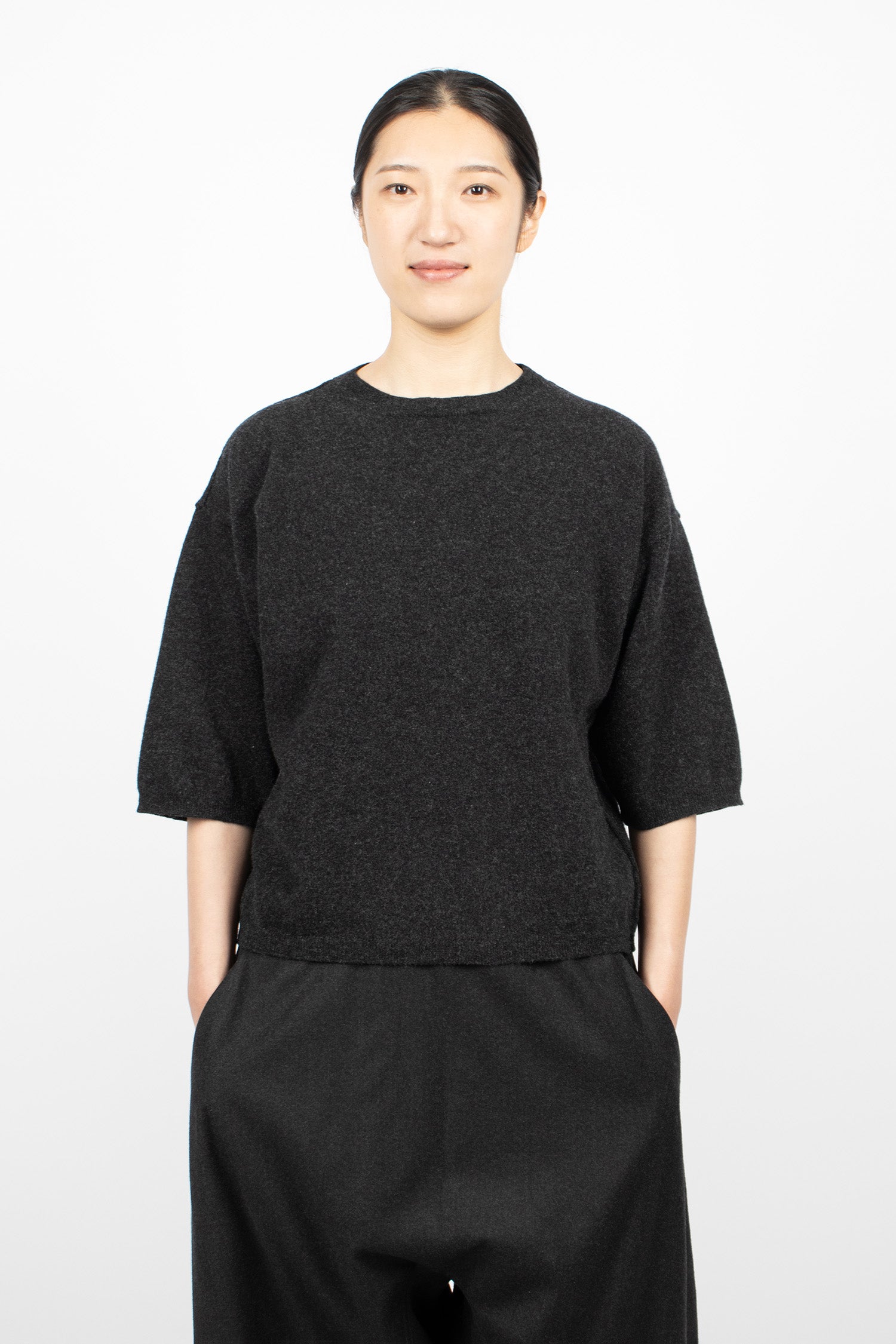 Melody Knit Pullover Anthracite