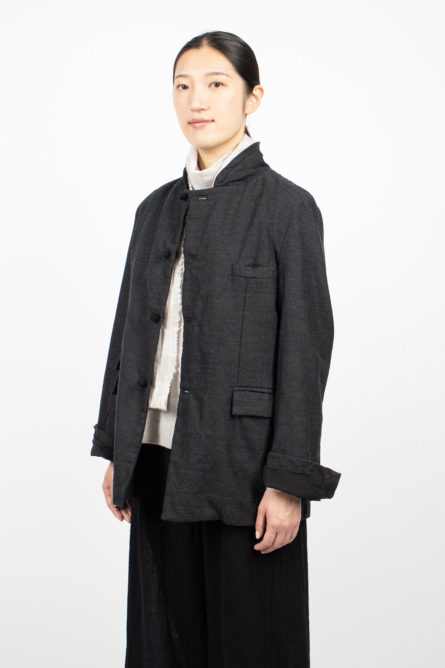 G Reversible Jacket Anthracite Black
