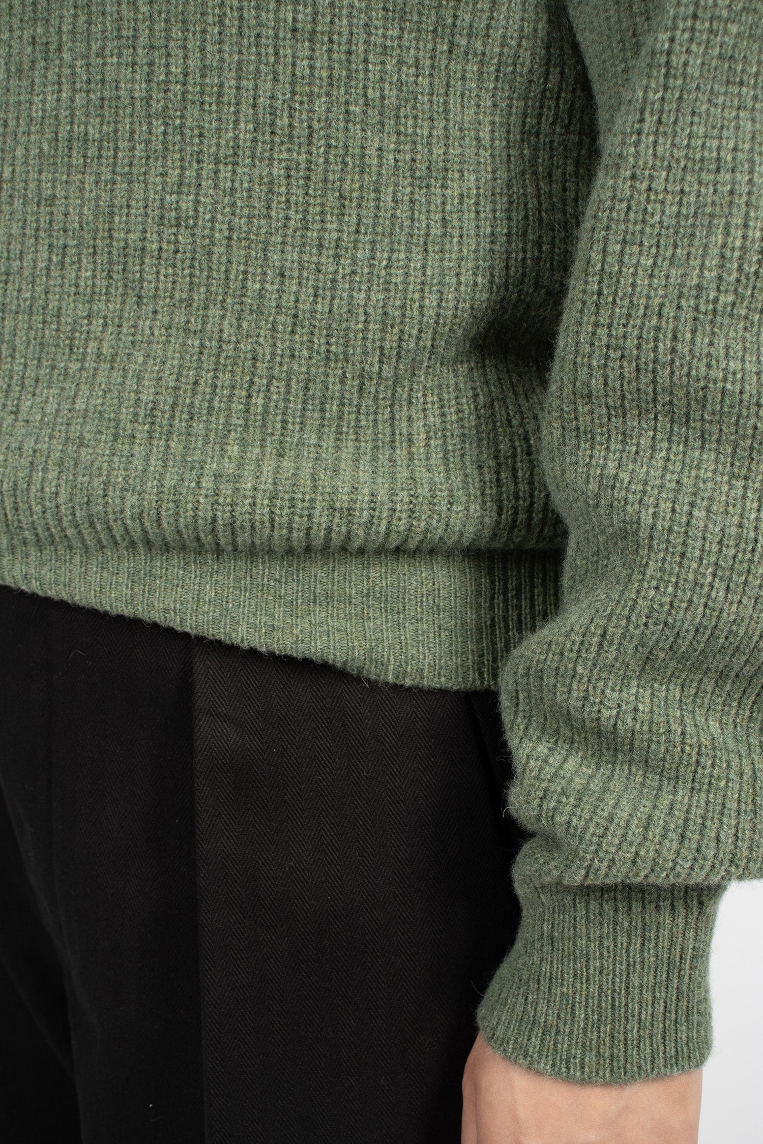 3 Button Polo Sage