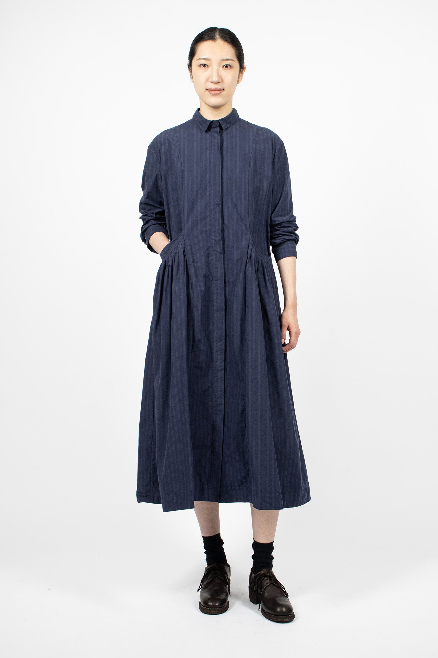 Sally Dress Blue Stripe