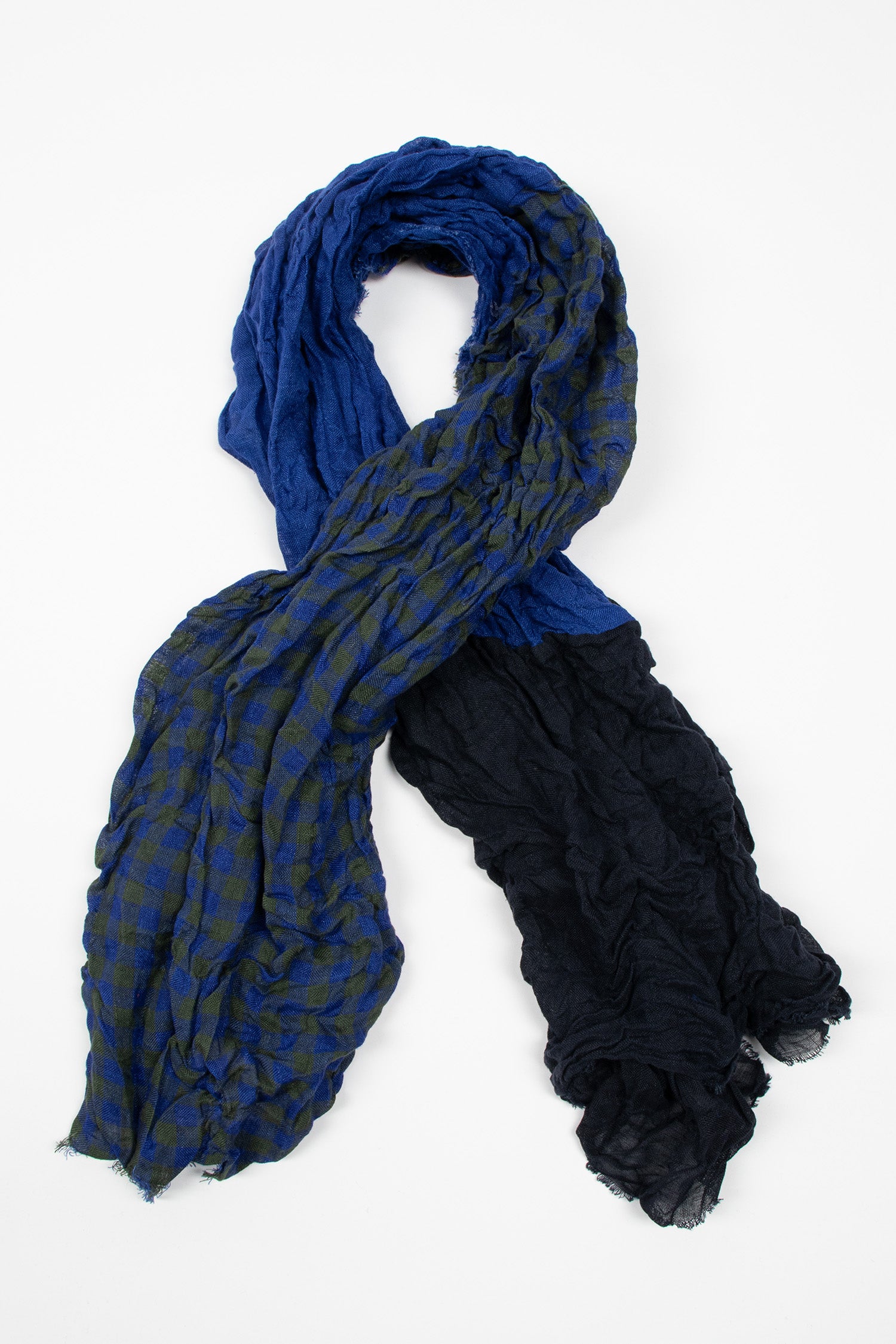 Hawaii Washed Shawl Blue Mix