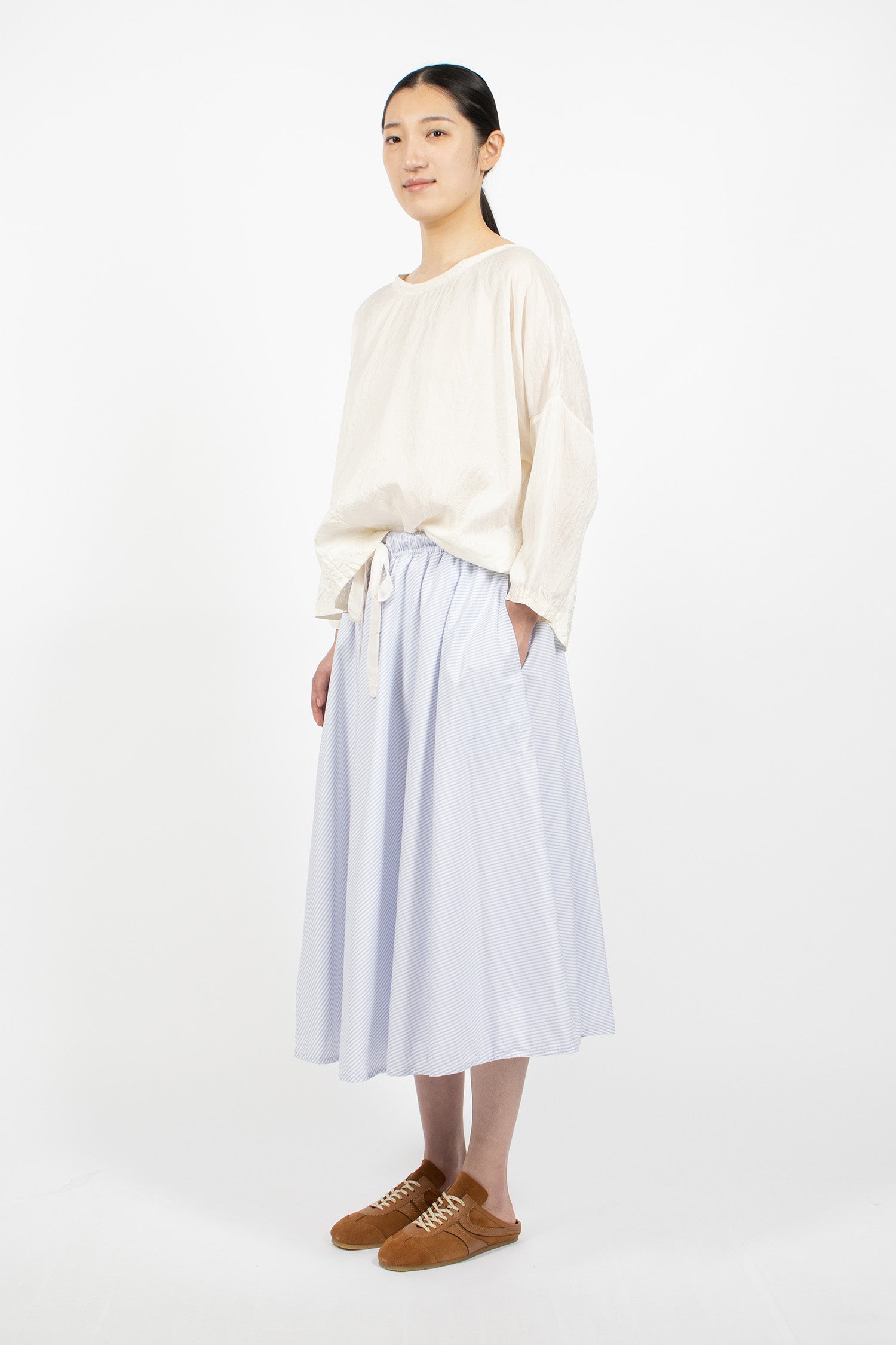 Sandy L80 Lined Skirt Stripe No.13
