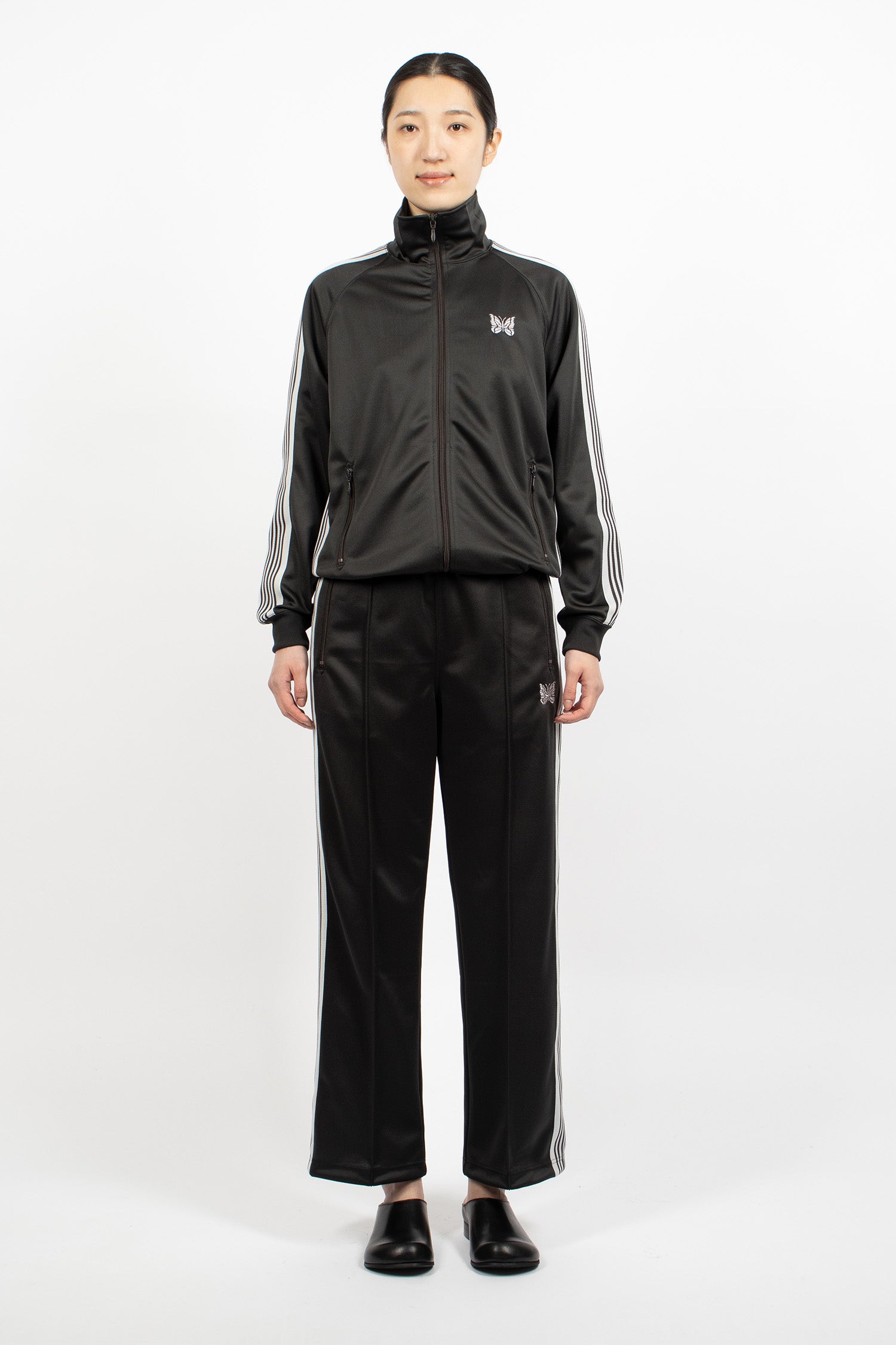 Narrow Track Pant Charcoal/Silver