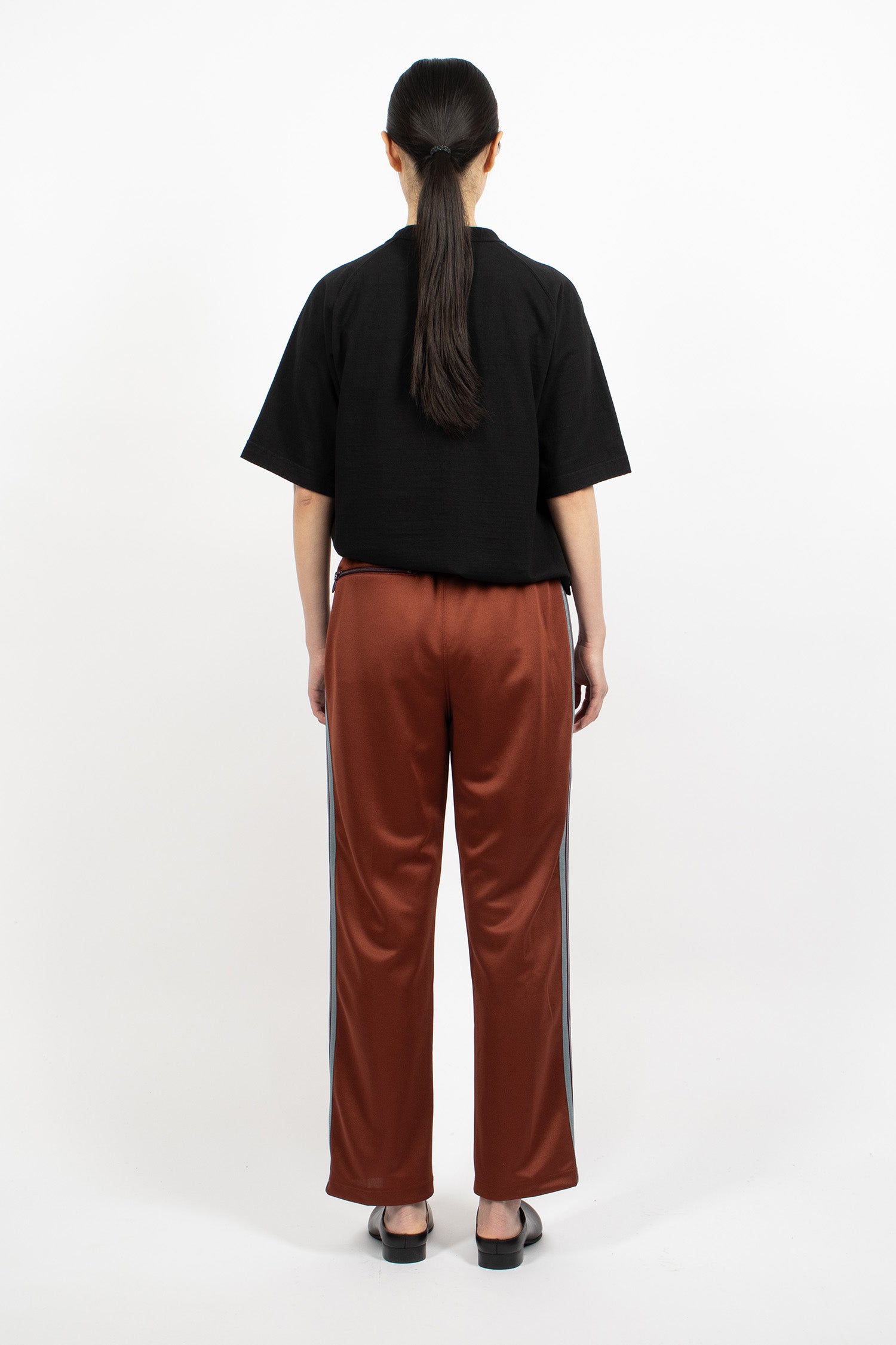 Narrow Track Pant Rust/Blue