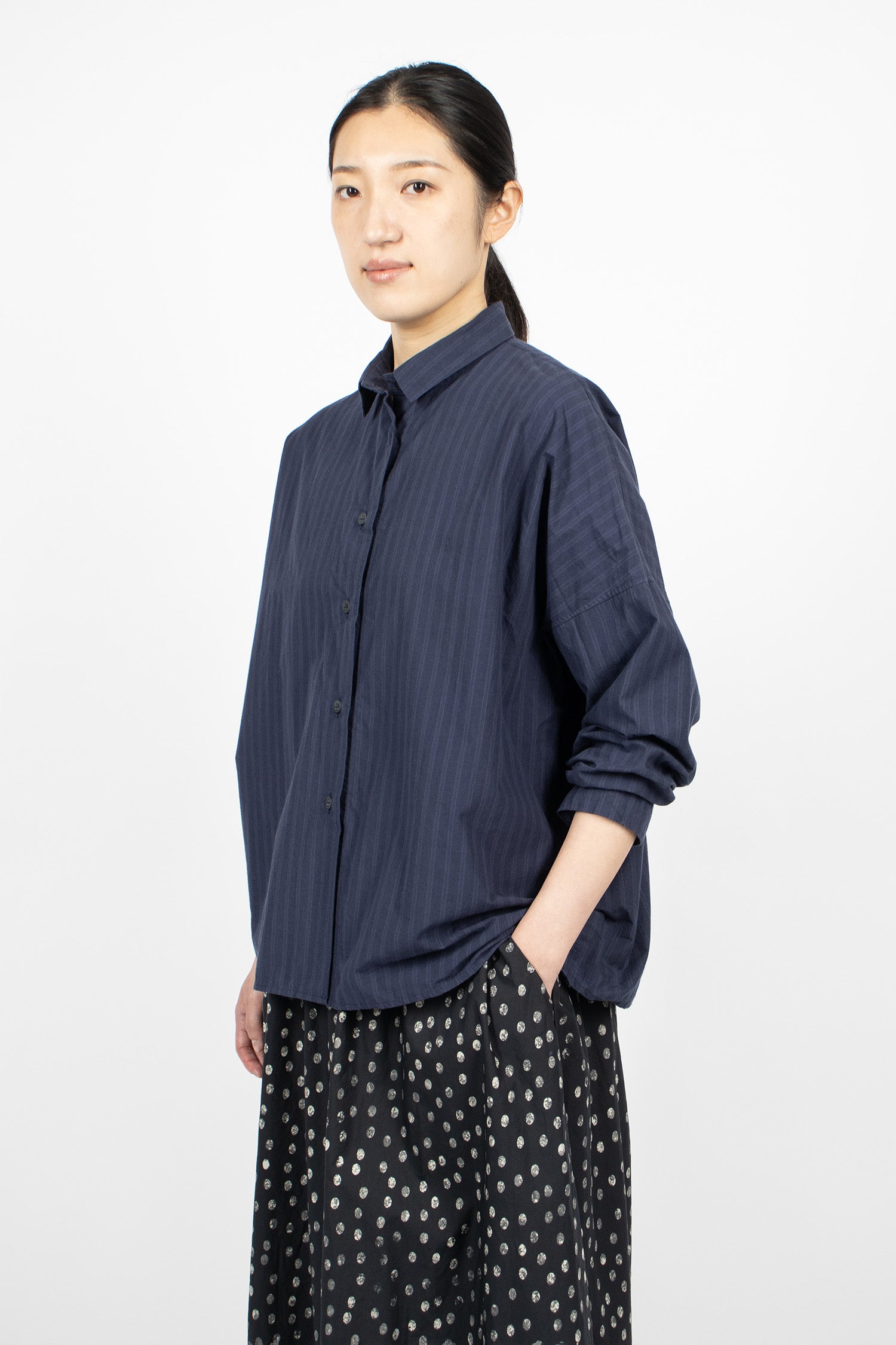 Tina Shirt Blue Stripe