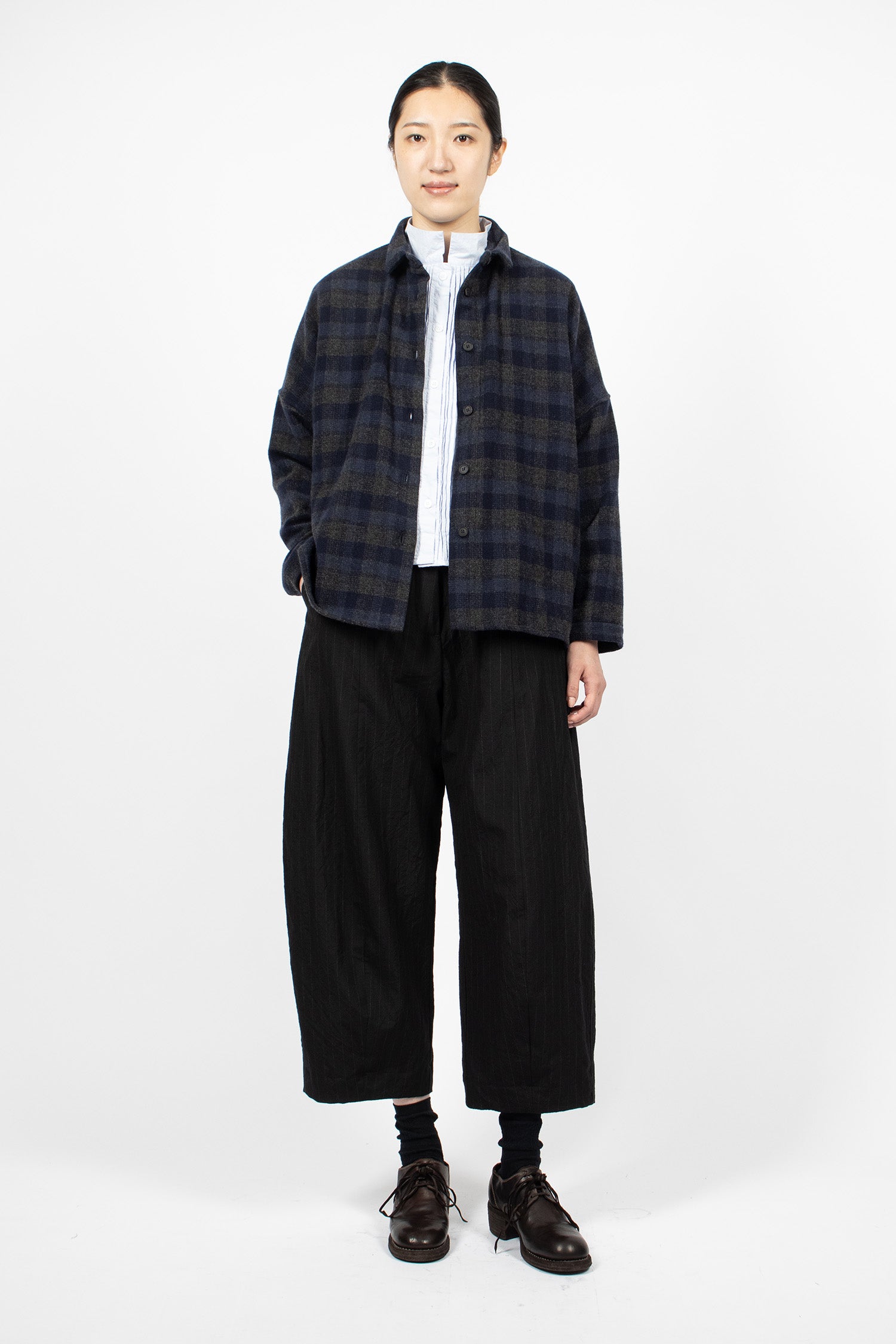 Tina Shirt Carbon Check