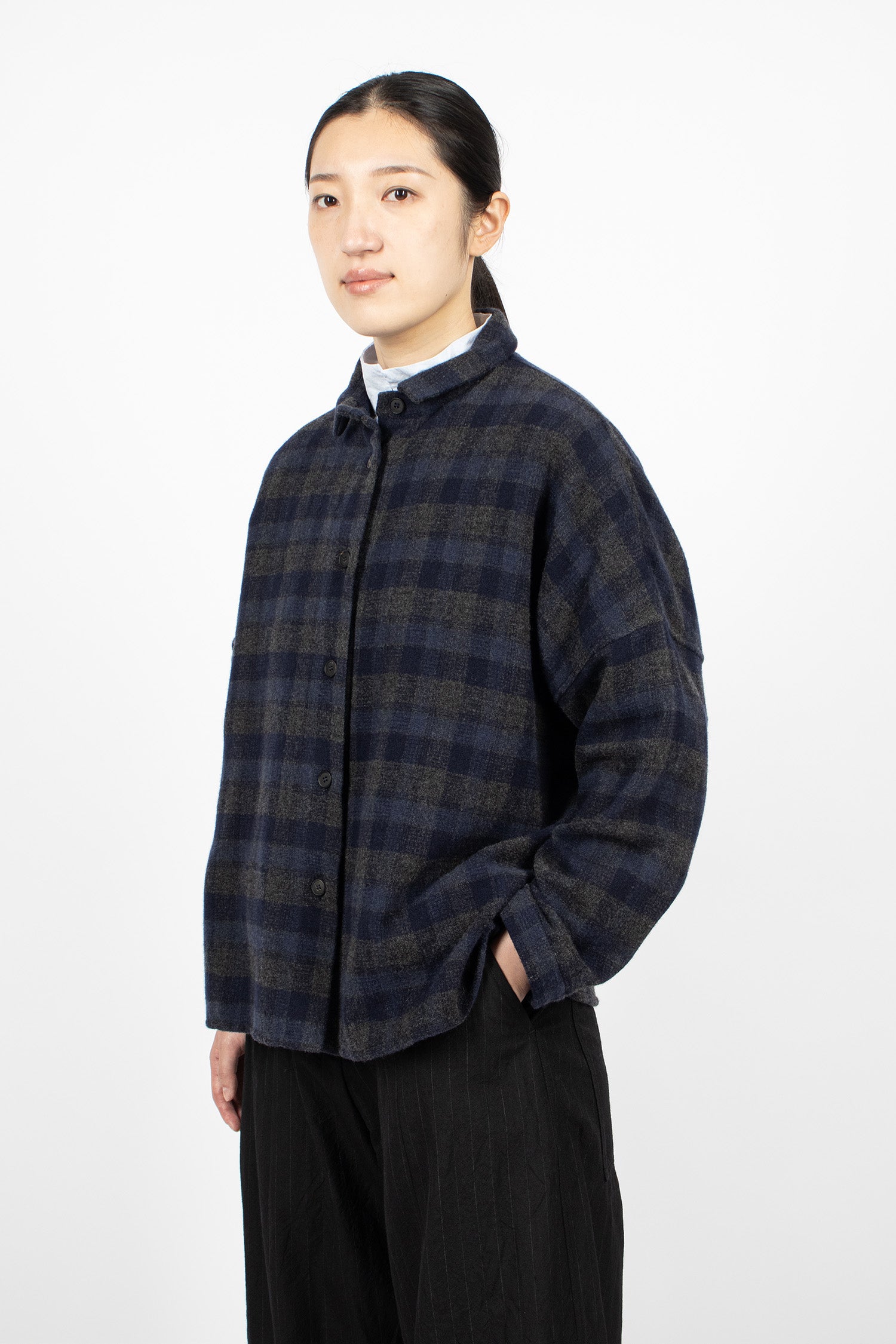 Tina Shirt Carbon Check