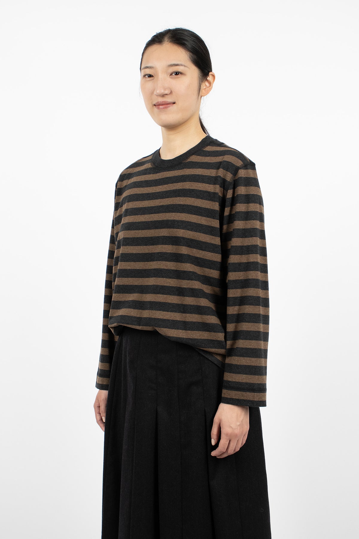 Crew Neck Matelot Off Black/Bark