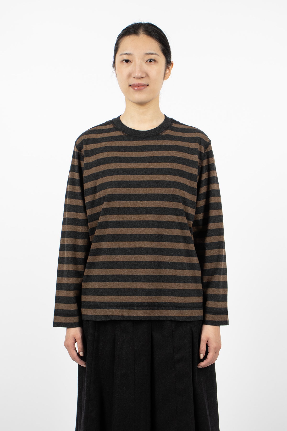 Crew Neck Matelot Off Black/Bark
