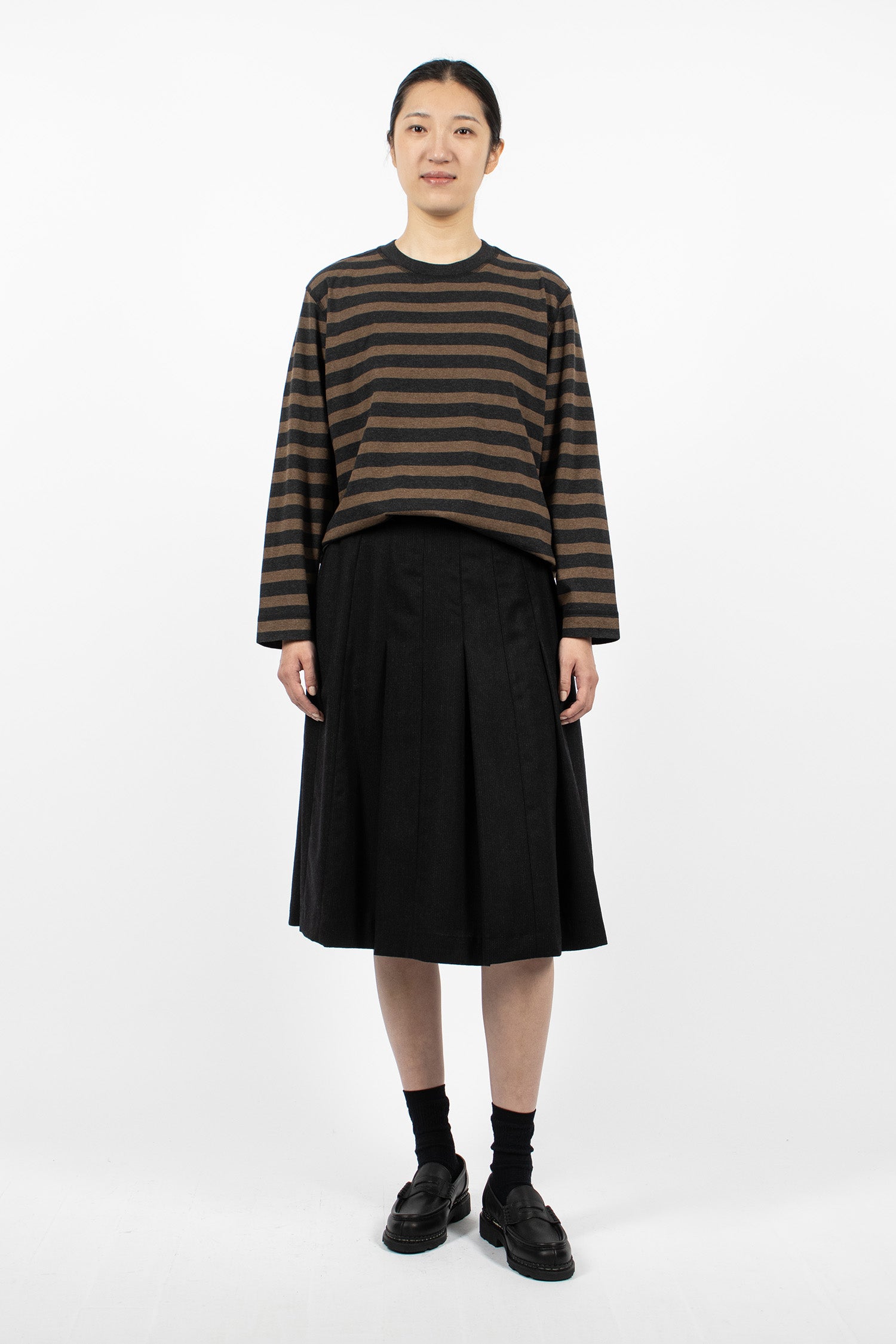 Crew Neck Matelot Off Black/Bark