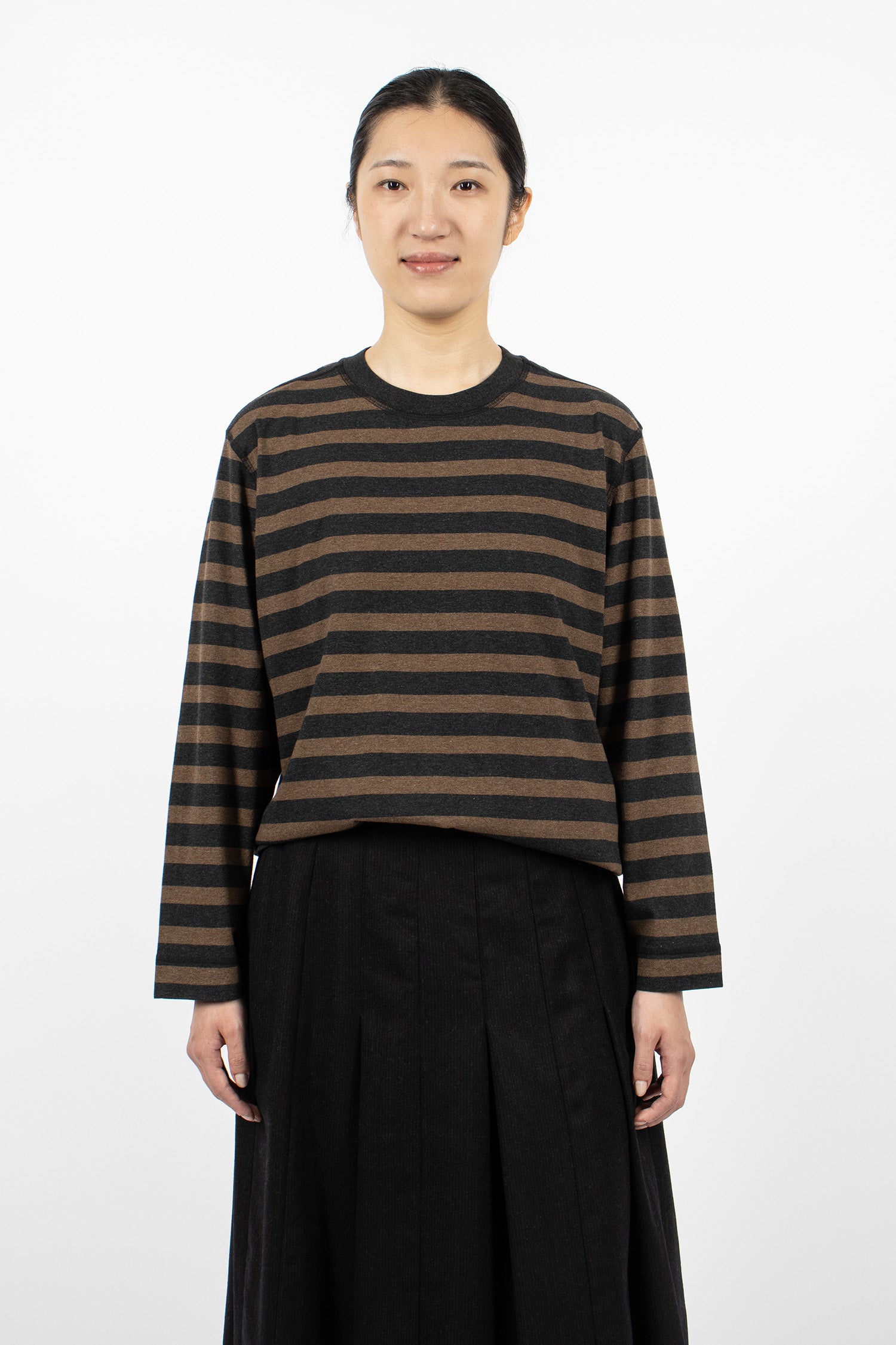 Crew Neck Matelot Off Black/Bark