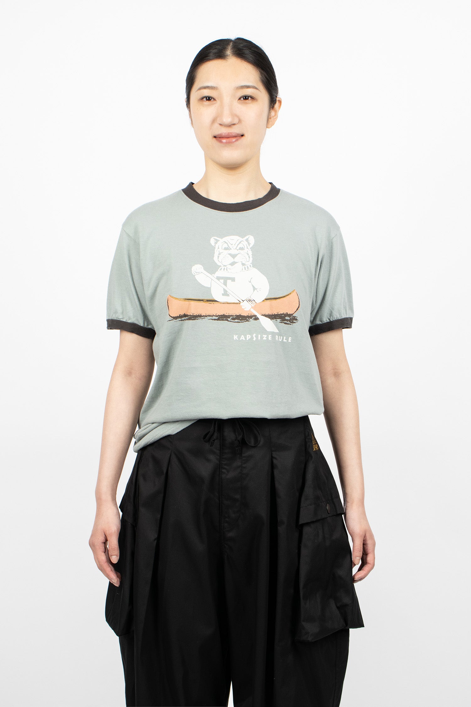Jersey Ringer T-Shirt 'T' Tiger